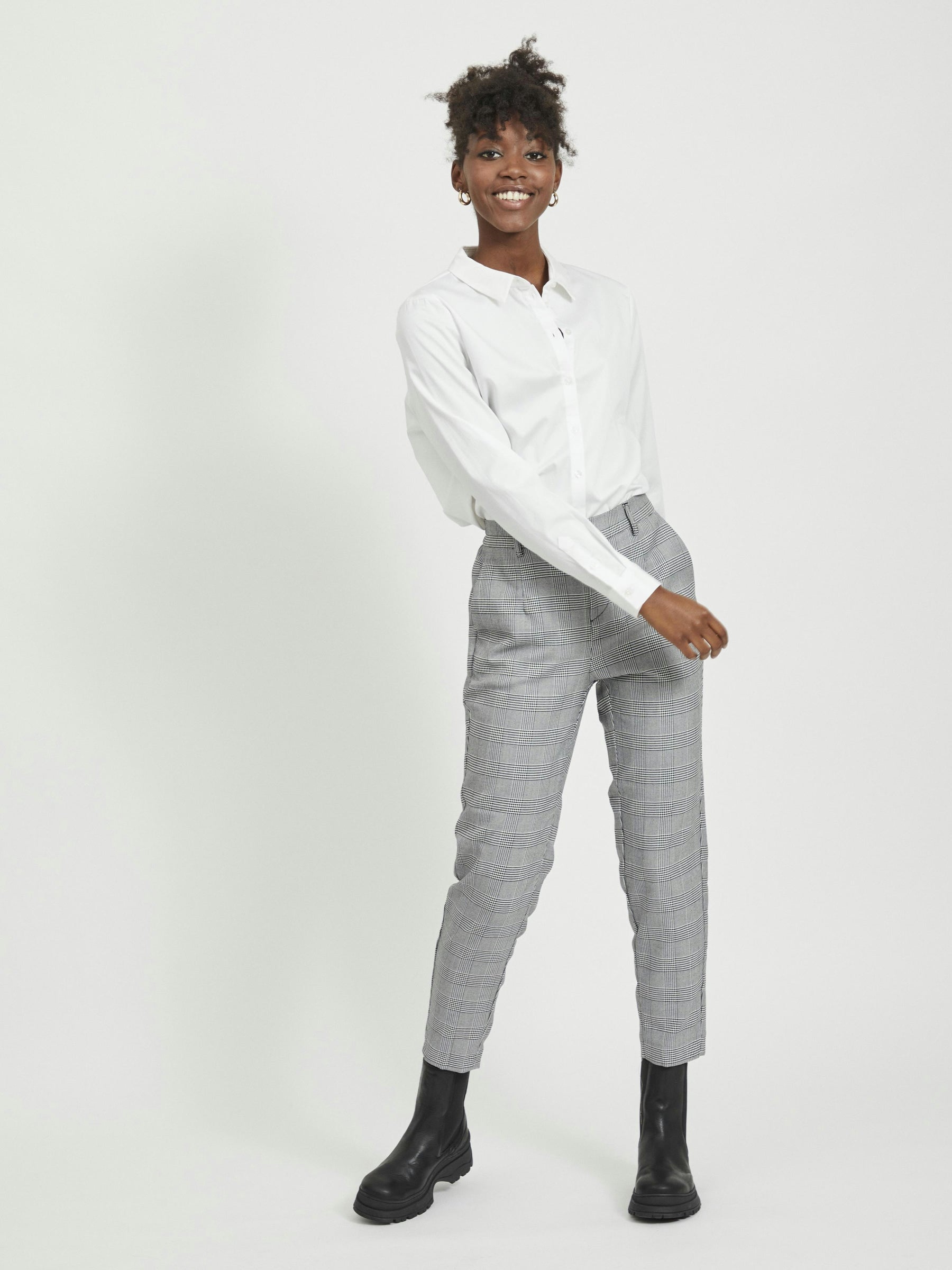 object-objlisa-damen-stoffhose-cropped-slim-fit-stretch-9 image 5