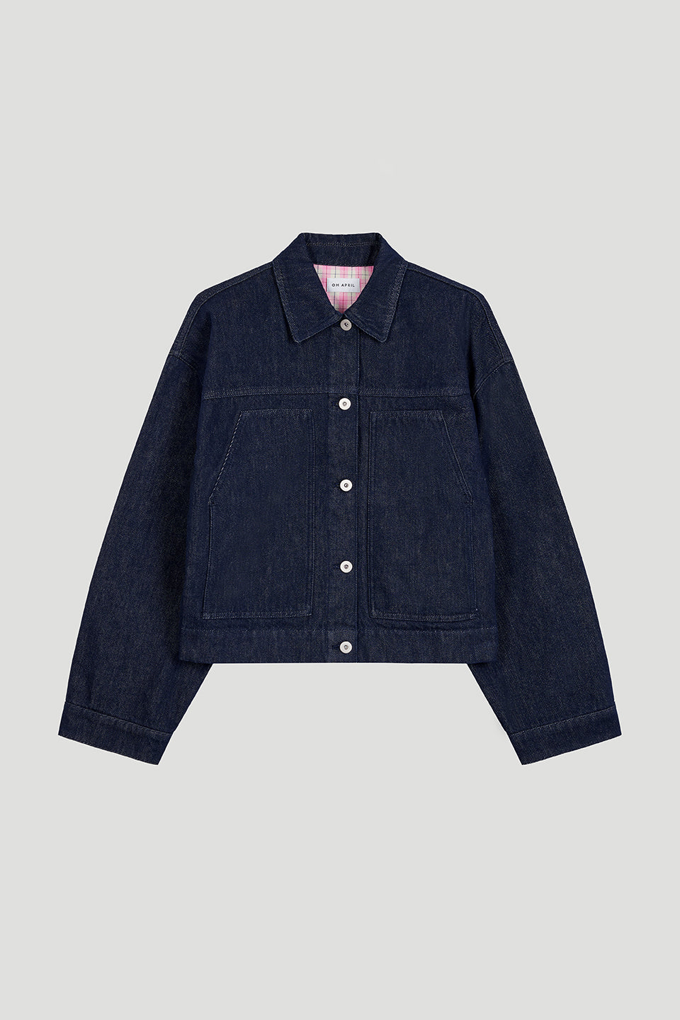 oh-april-clara-denim-jacket-jeansjacke-denim-dark-blue image 2