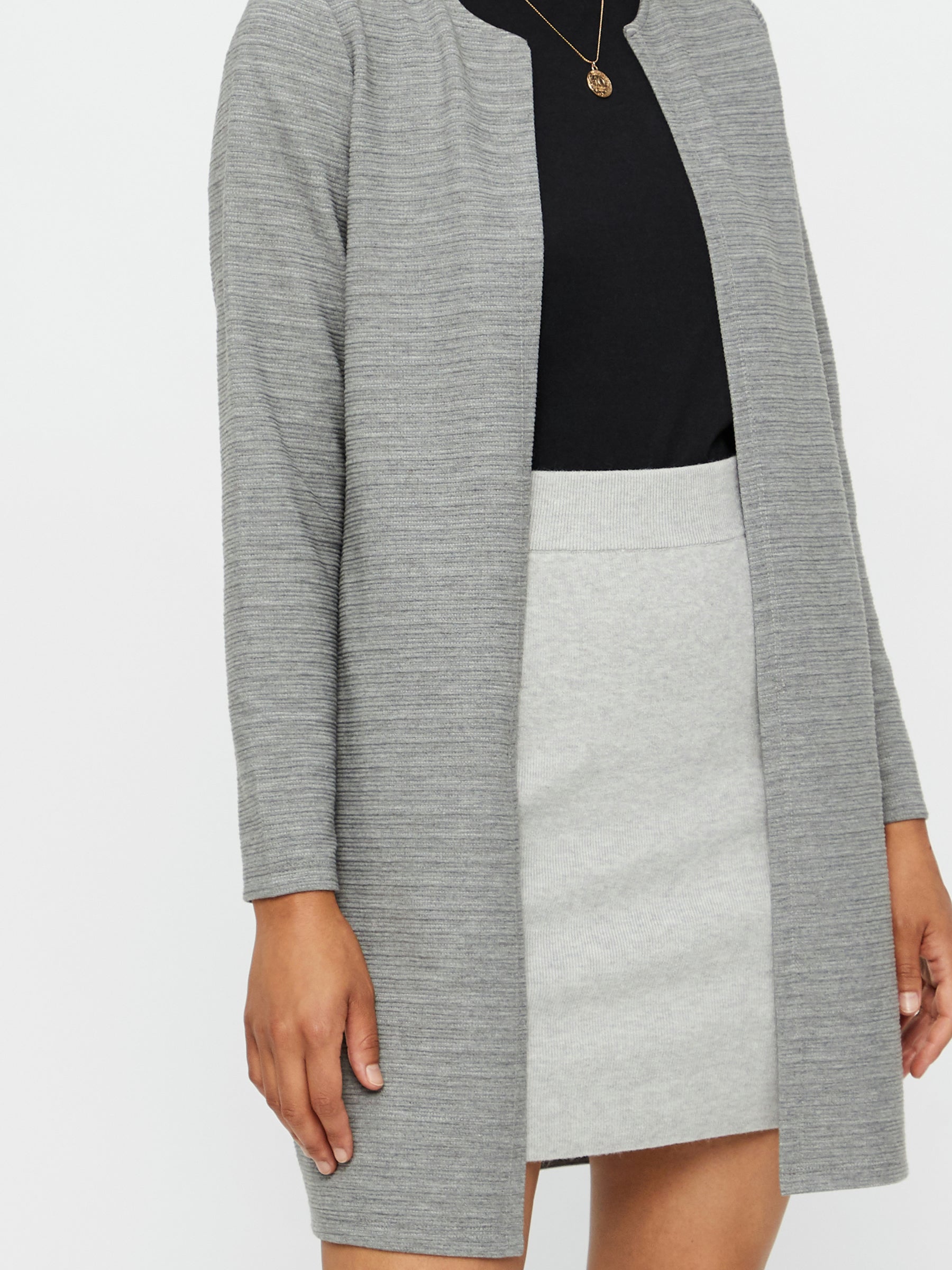 noisy-may-jumpers-langer-cardigan-strickjacke-rundhals-4 image 5