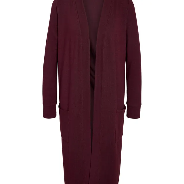 noisy-may-kardigan-lang-offen-taschen-strickjacke-damen image 1
