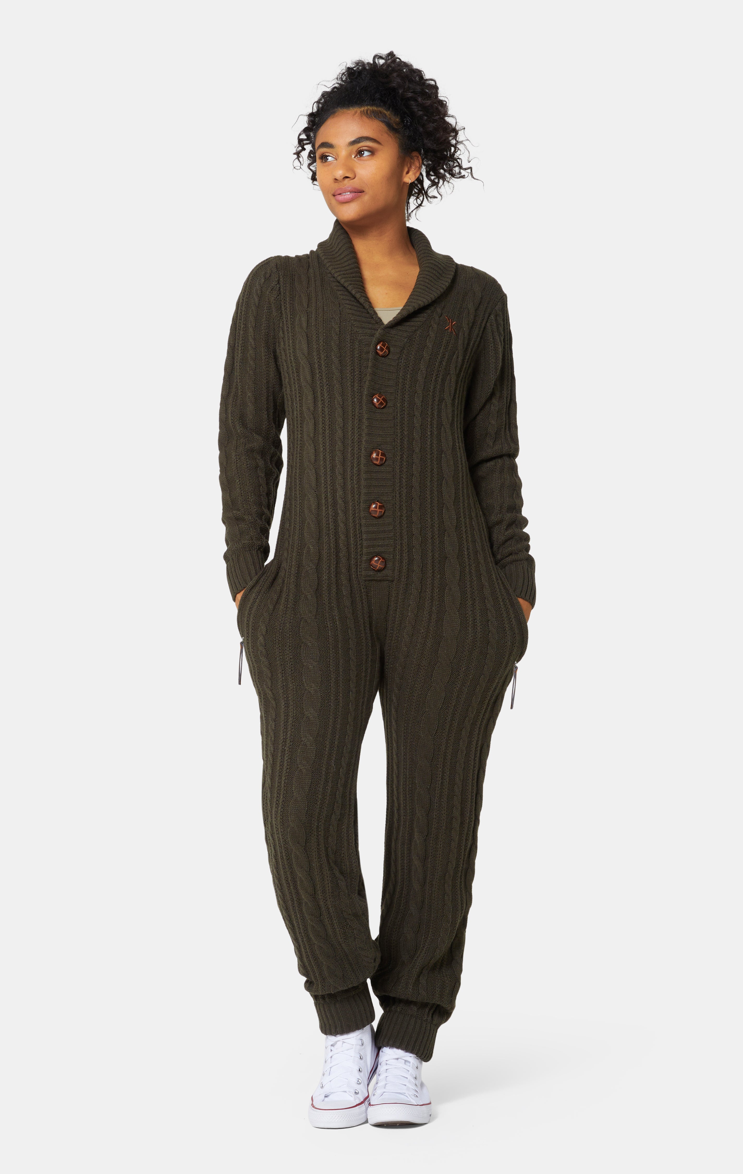 onepiece-chunky-cardigan-jumpsuit-overall-gr-n-strick image 3
