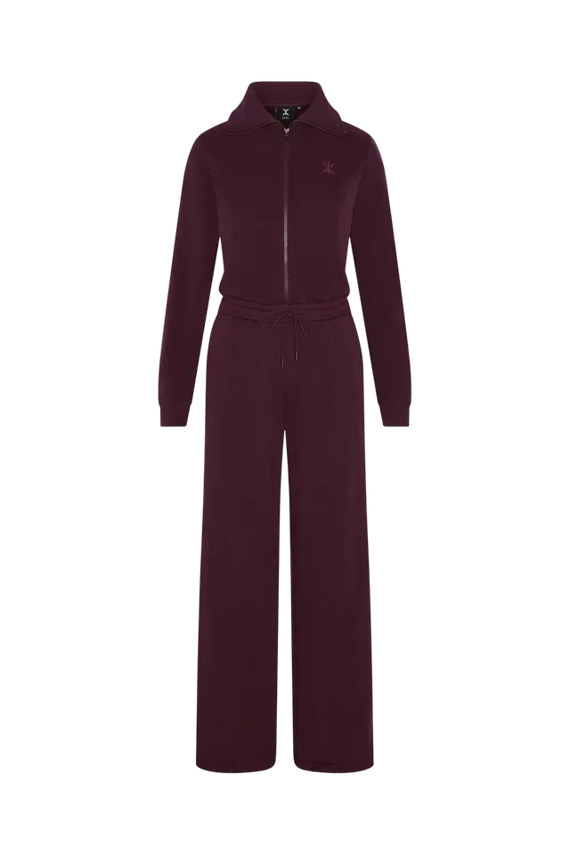 onepiece-sporty-basic-female-jumpsuit-rot-baumwolle image 1