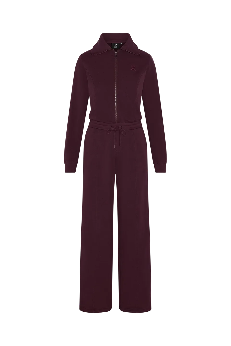 onepiece-sporty-basic-female-jumpsuit-rot-baumwolle image 1