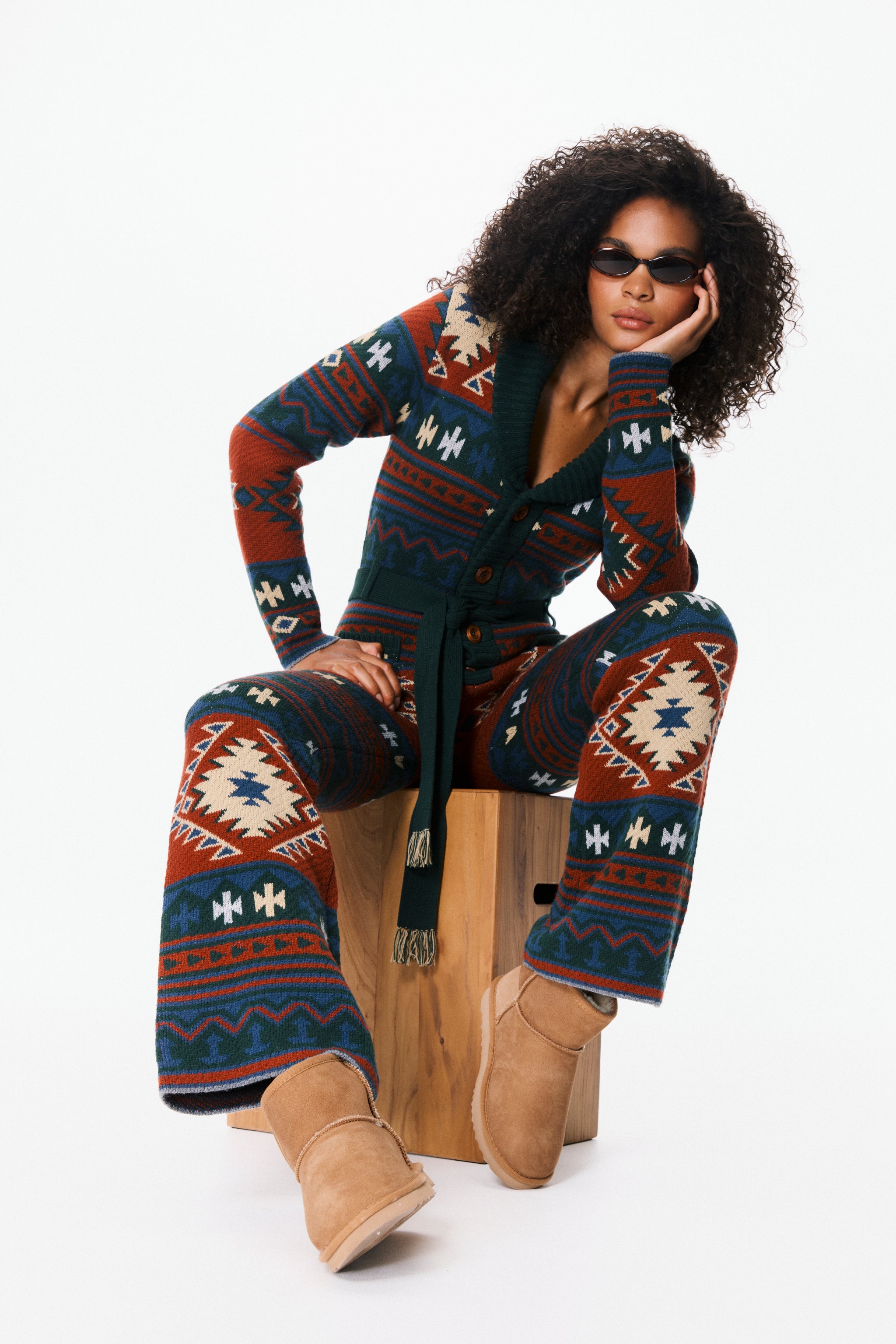 onepiece-nature-knit-fitted-jumpsuit-overall-multi-jacquard image 8