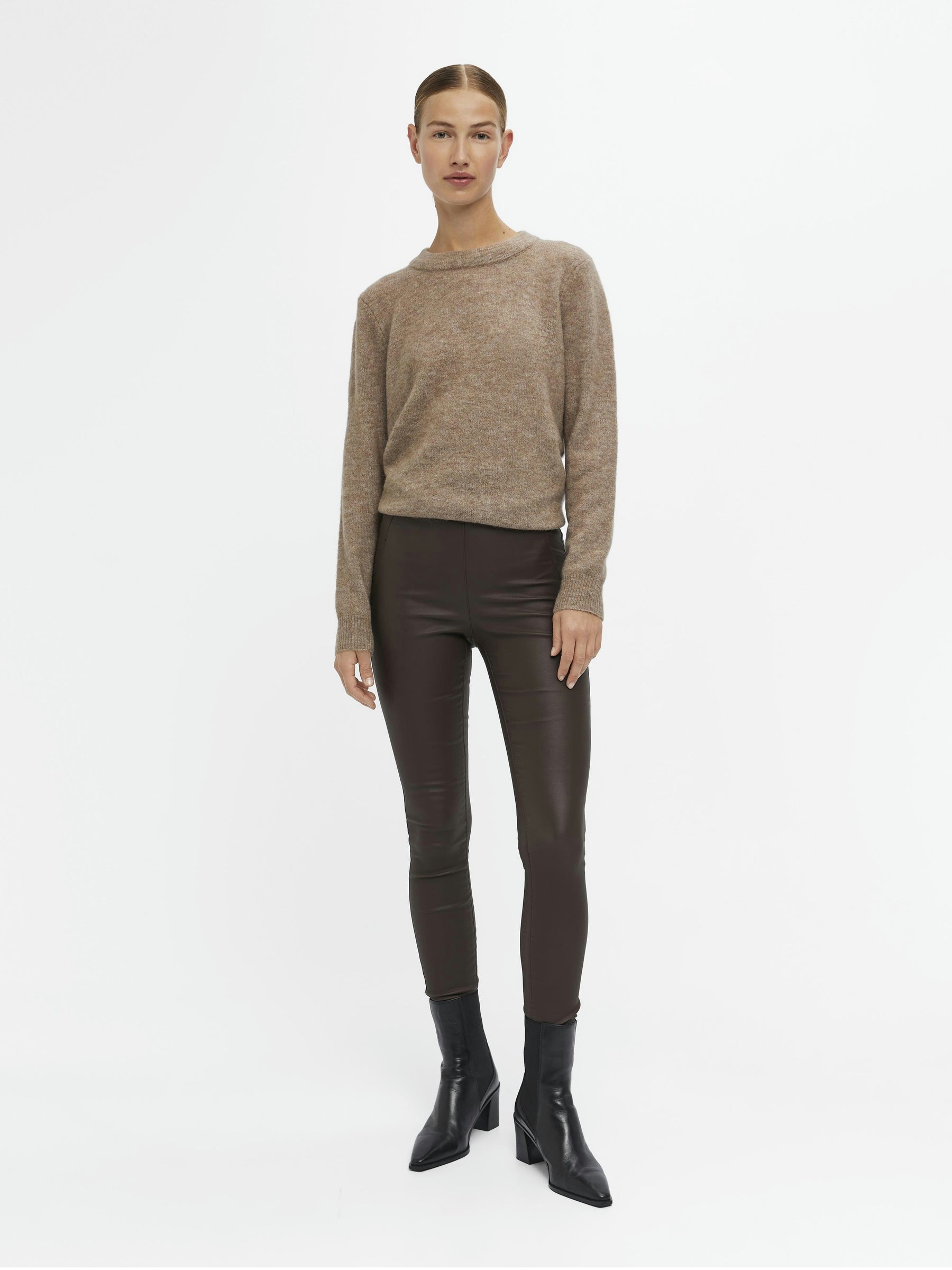object-objbelle-leggings-coated-glitzer-stretch image 4