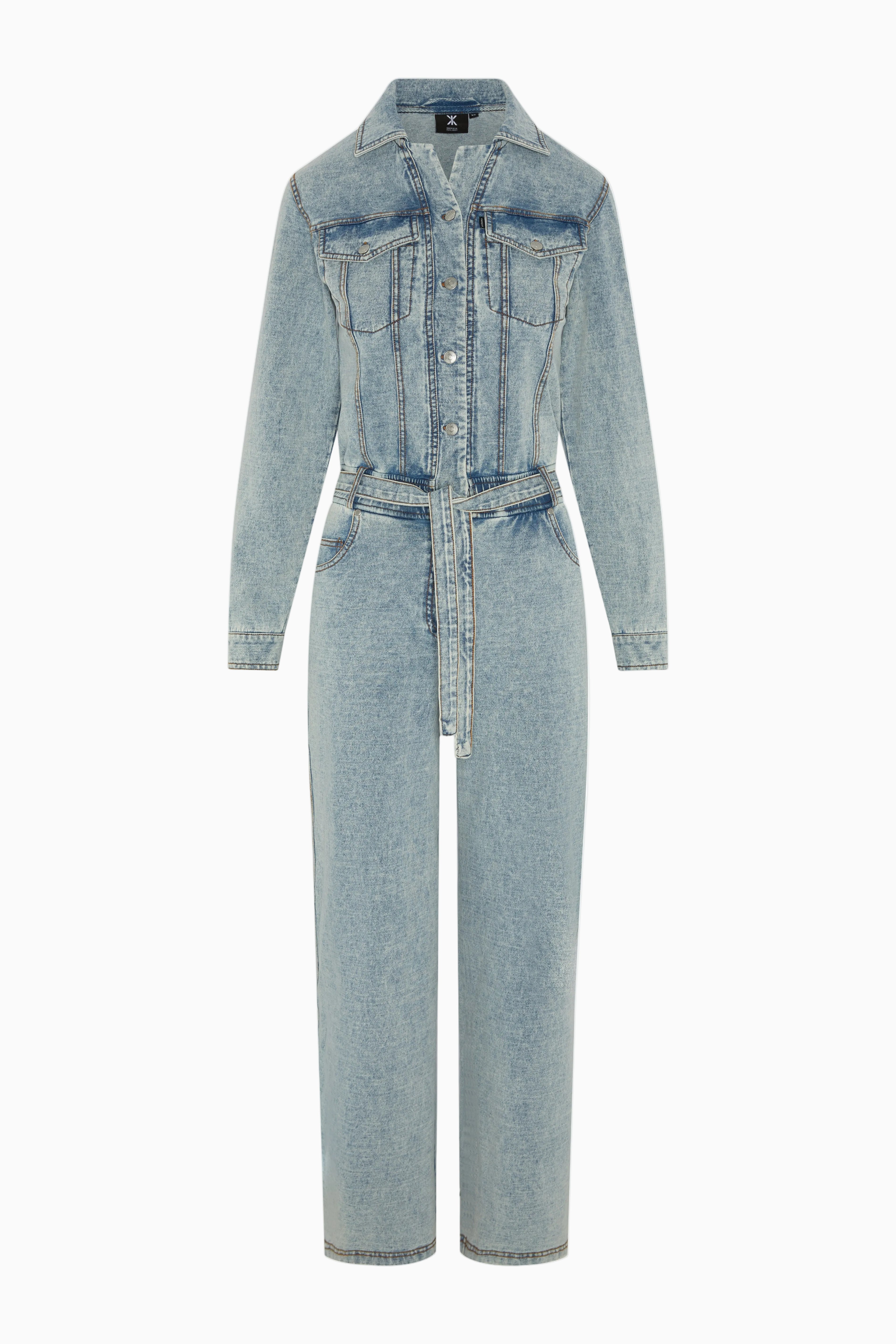 onepiece-denim-comfort-fitted-jumpsuit-hellblau image 1