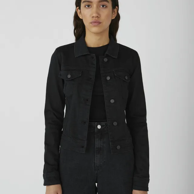 object-denimjacke-jeansjacke-regular-fit-mit-brusttaschen image 1