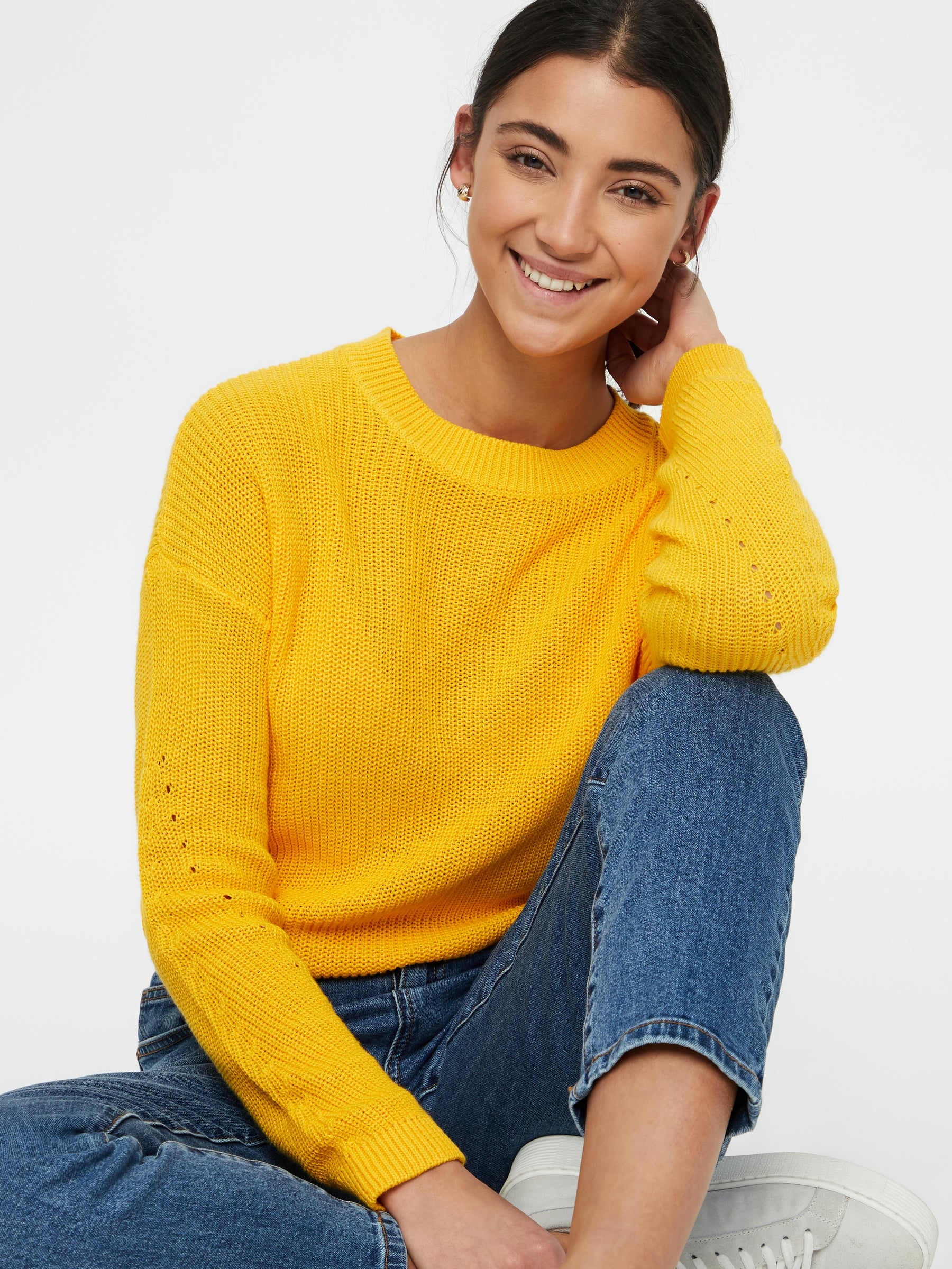 noisy-may-blusa-strickbluse-langarm-locker-58-cm image 6