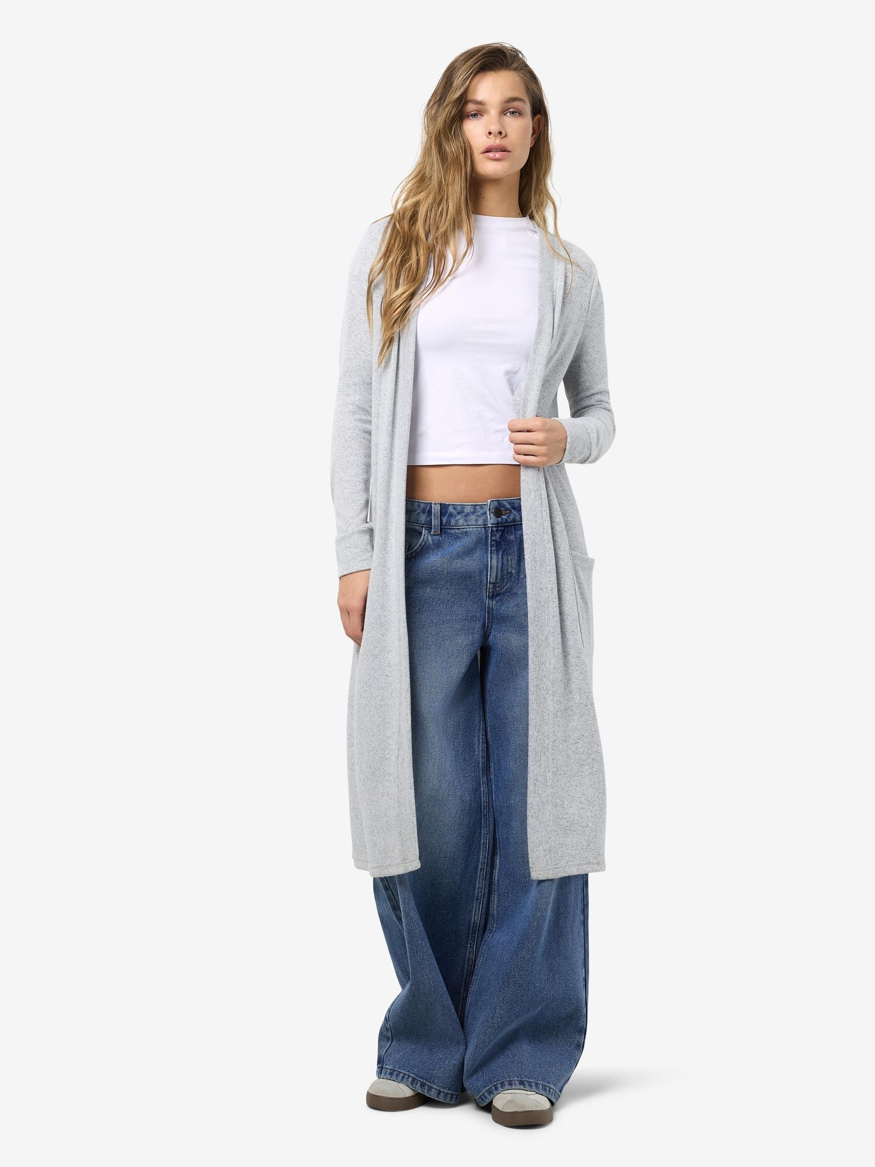 noisy-may-lange-offene-strickjacke-mit-taschen-geb-rstet-6 image 6