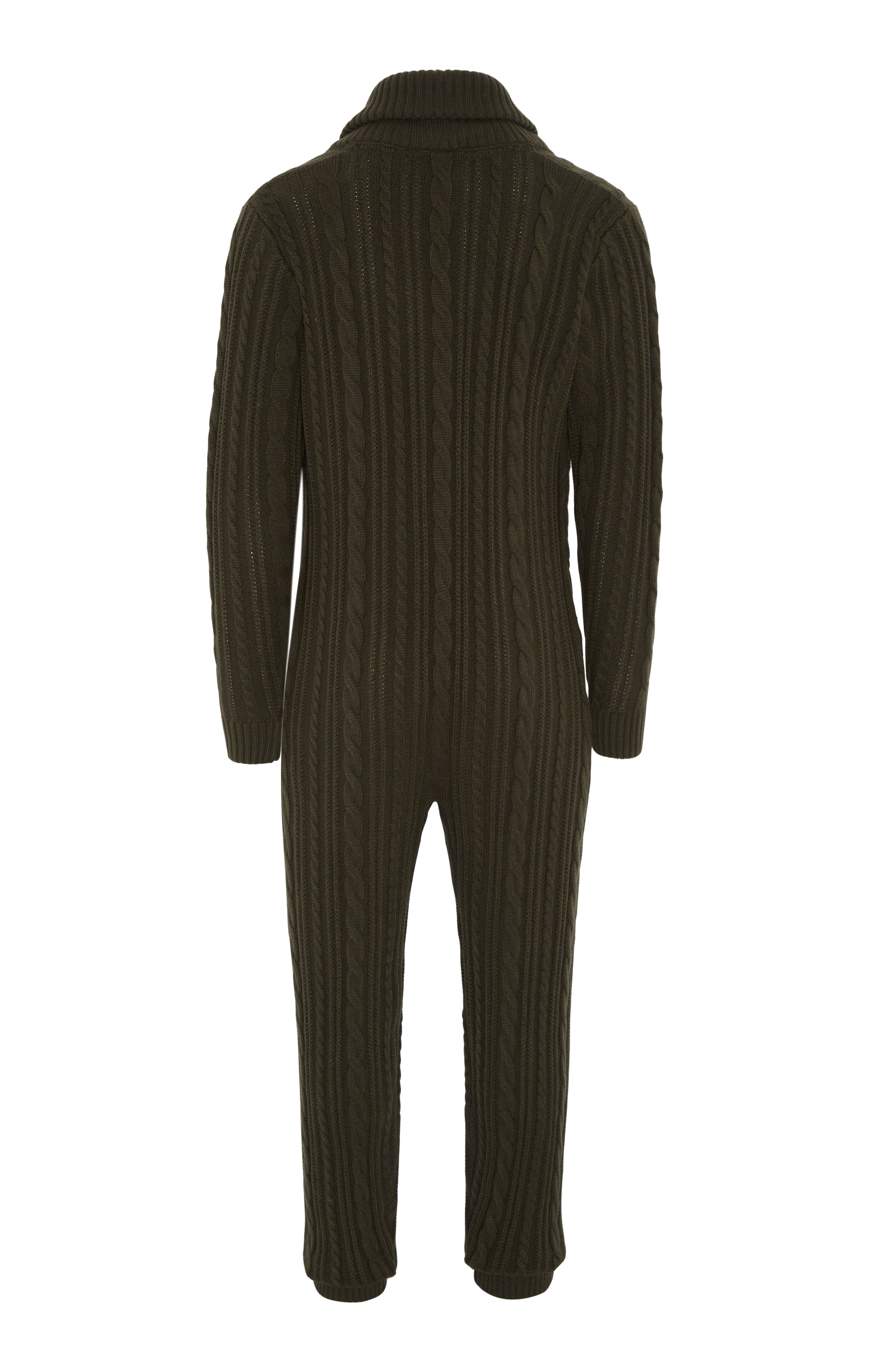 onepiece-chunky-cardigan-jumpsuit-overall-gr-n-strick image 2