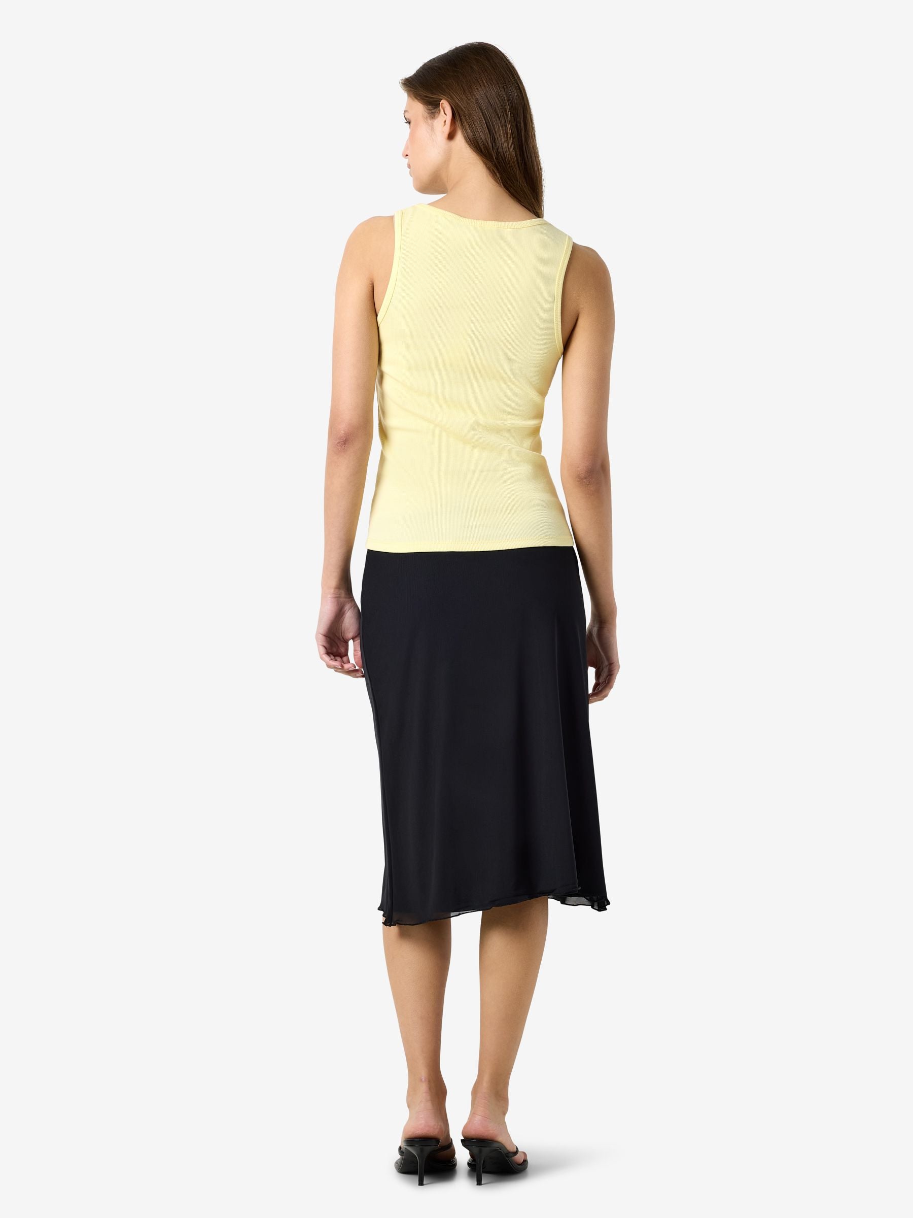 noisy-may-top-damen-gerippt-slim-u-ausschnitt-rmellos image 4