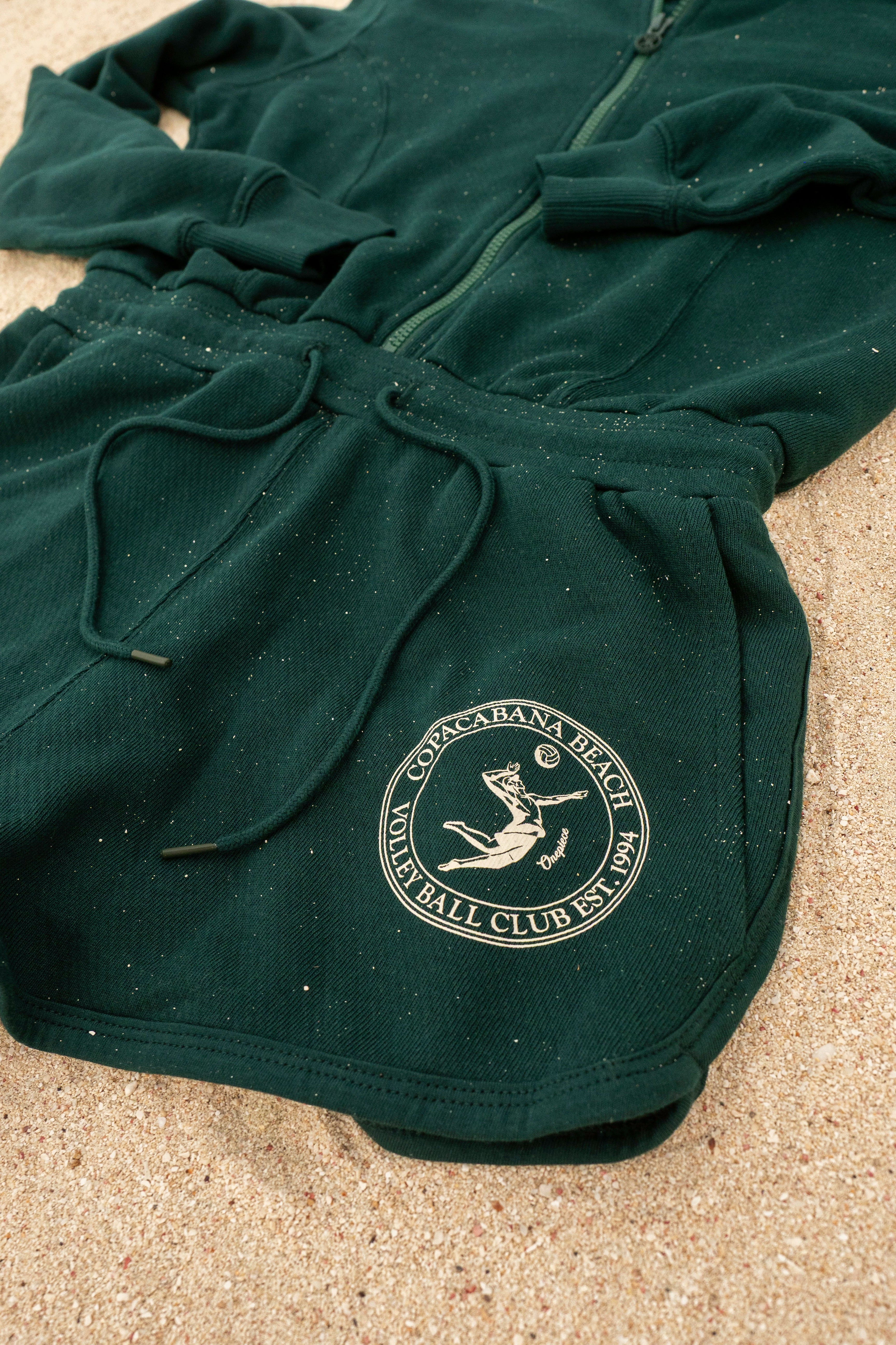 onepiece-sporty-basic-short-jumpsuit-gr-n-baumwolle image 2