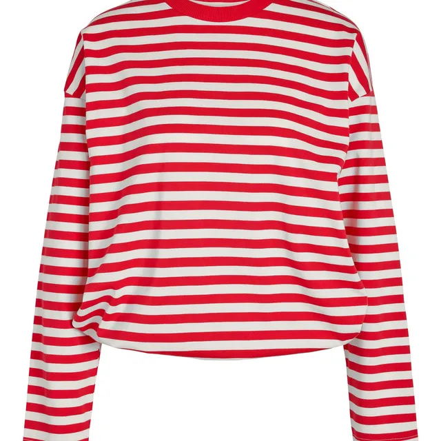 noisy-may-langarmshirt-damen-gestreift-mit-kordelzug-locker image 1
