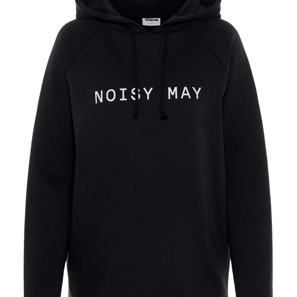 noisy-may-hoodie-loose-fit-kapuze-print-angeraut image 1