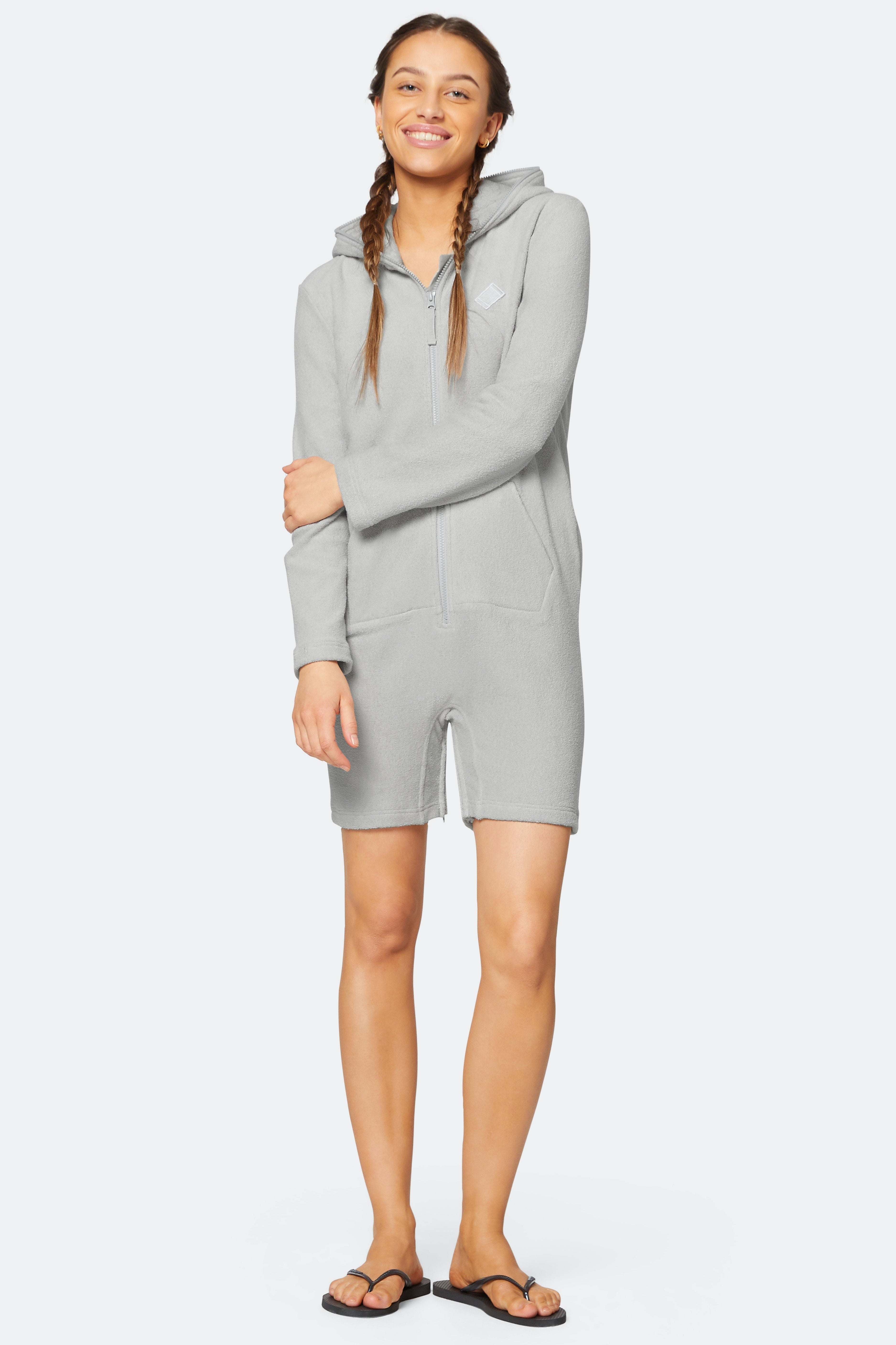 onepiece-towel-club-jumpsuit-kurz-hellgrau-damen image 4