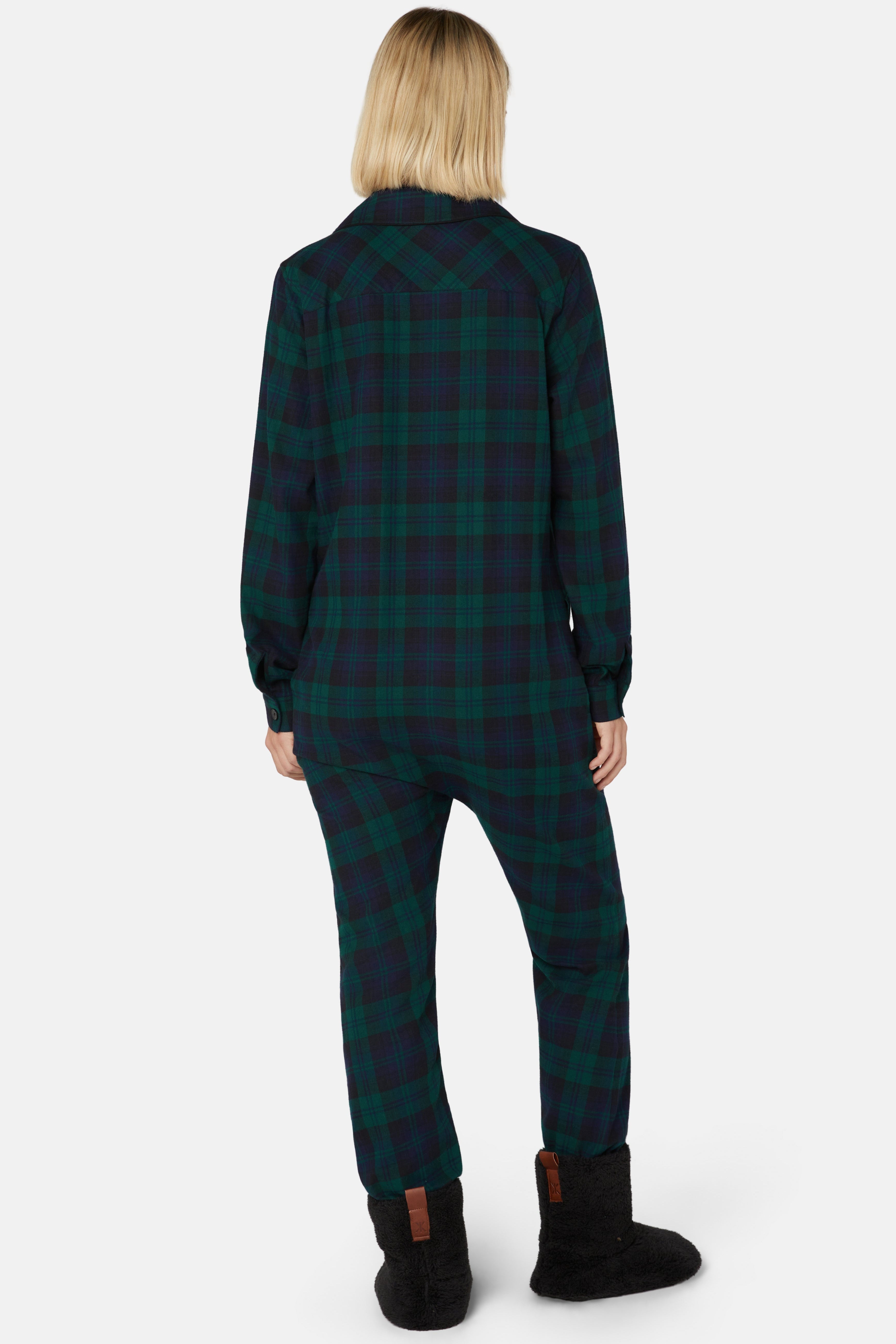 onepiece-the-checked-pyjamas-baumwolle-gr-n-kariert image 4