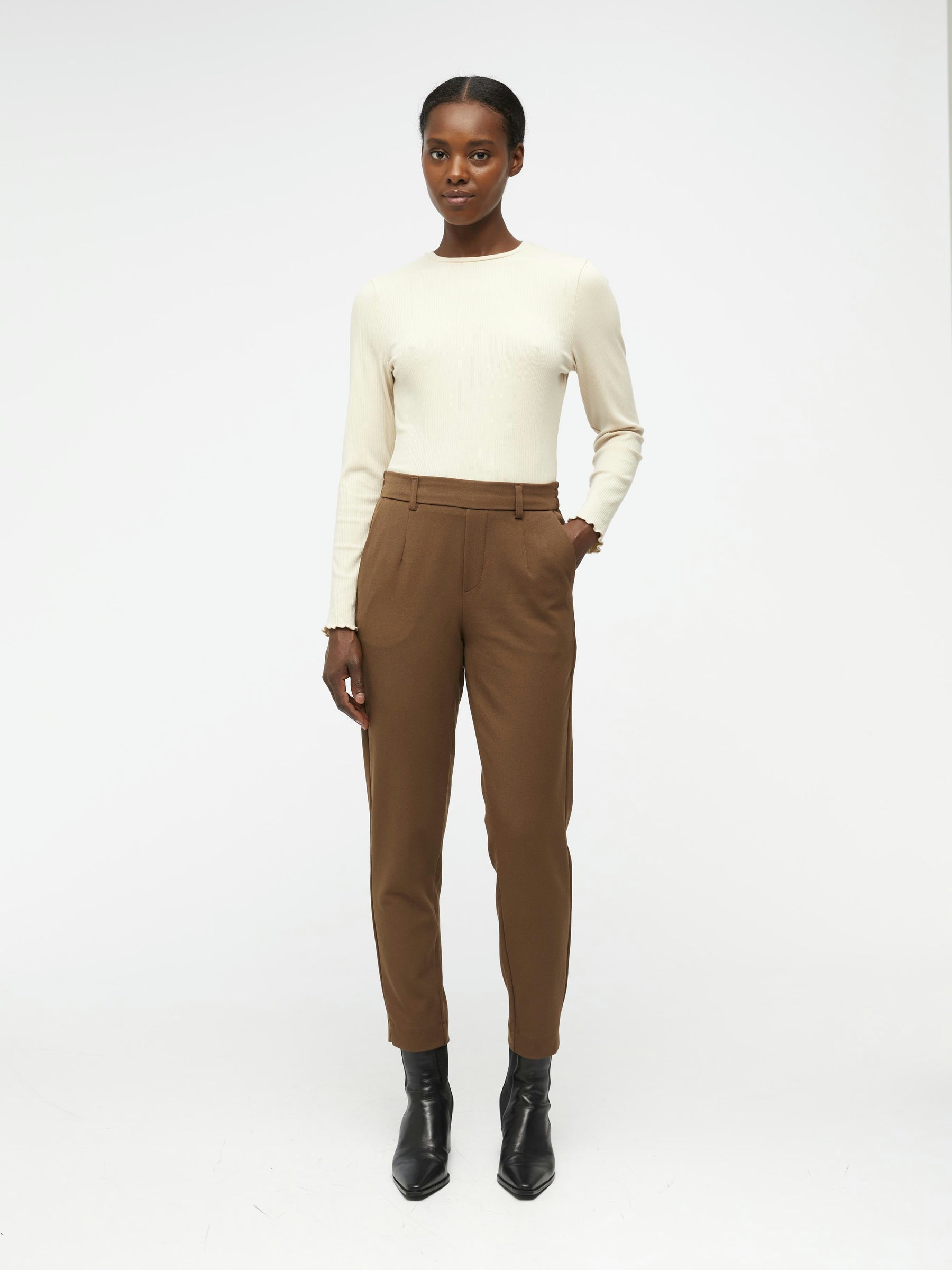 object-objlisa-trousers-damen-slim-cropped-stretch-2 image 4