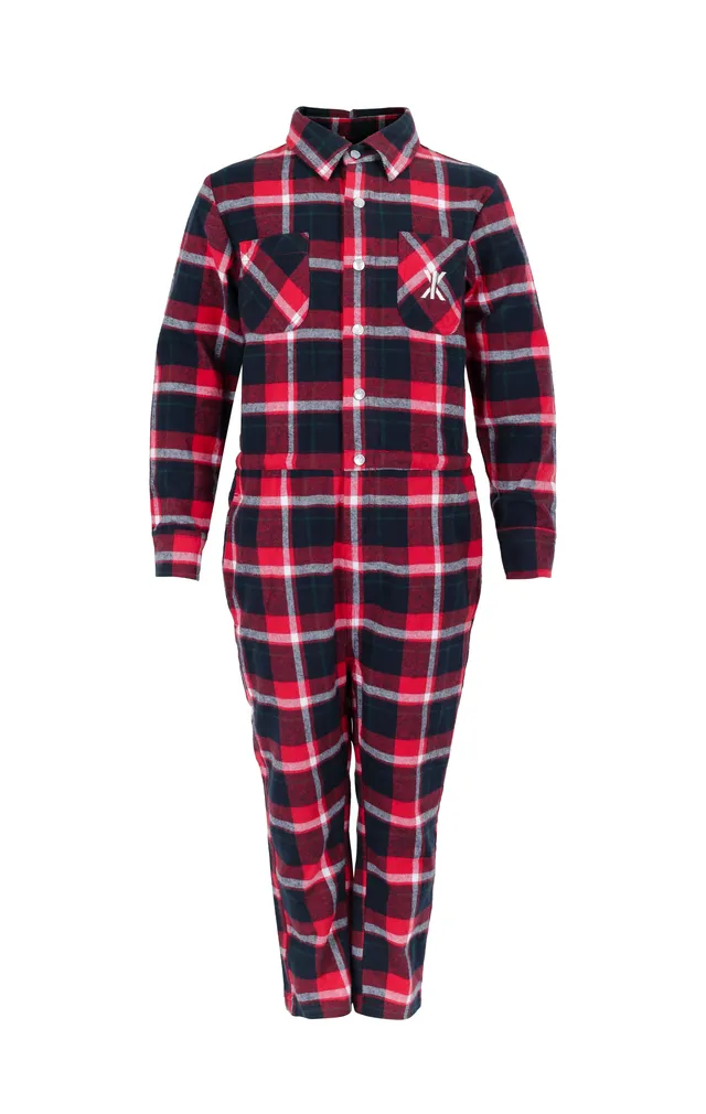 onepiece-check-kids-jumpsuit-overall-rot-schwarz-karo image 1