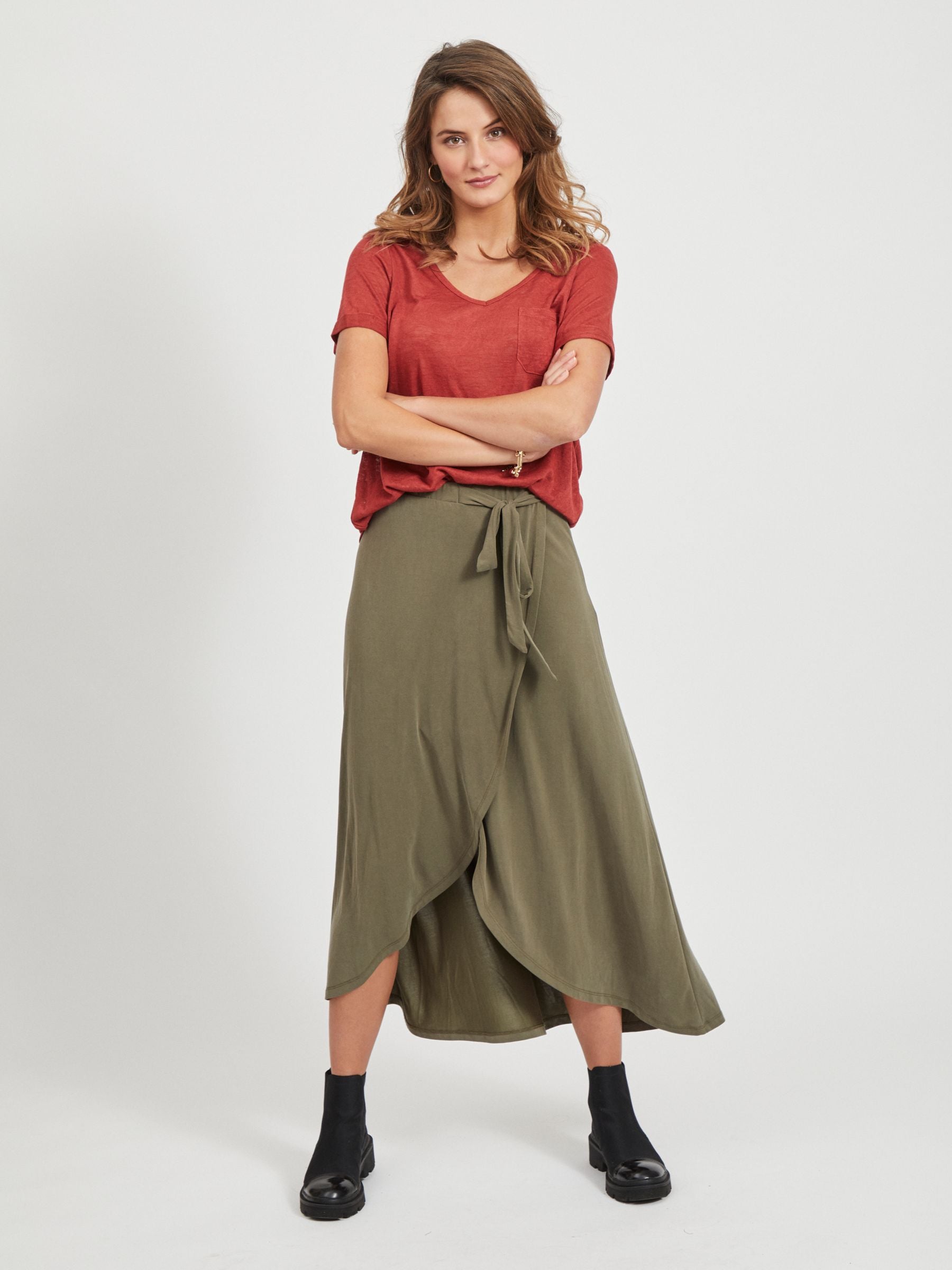 object-objtessi-t-shirt-v-ausschnitt-regular-fit image 5