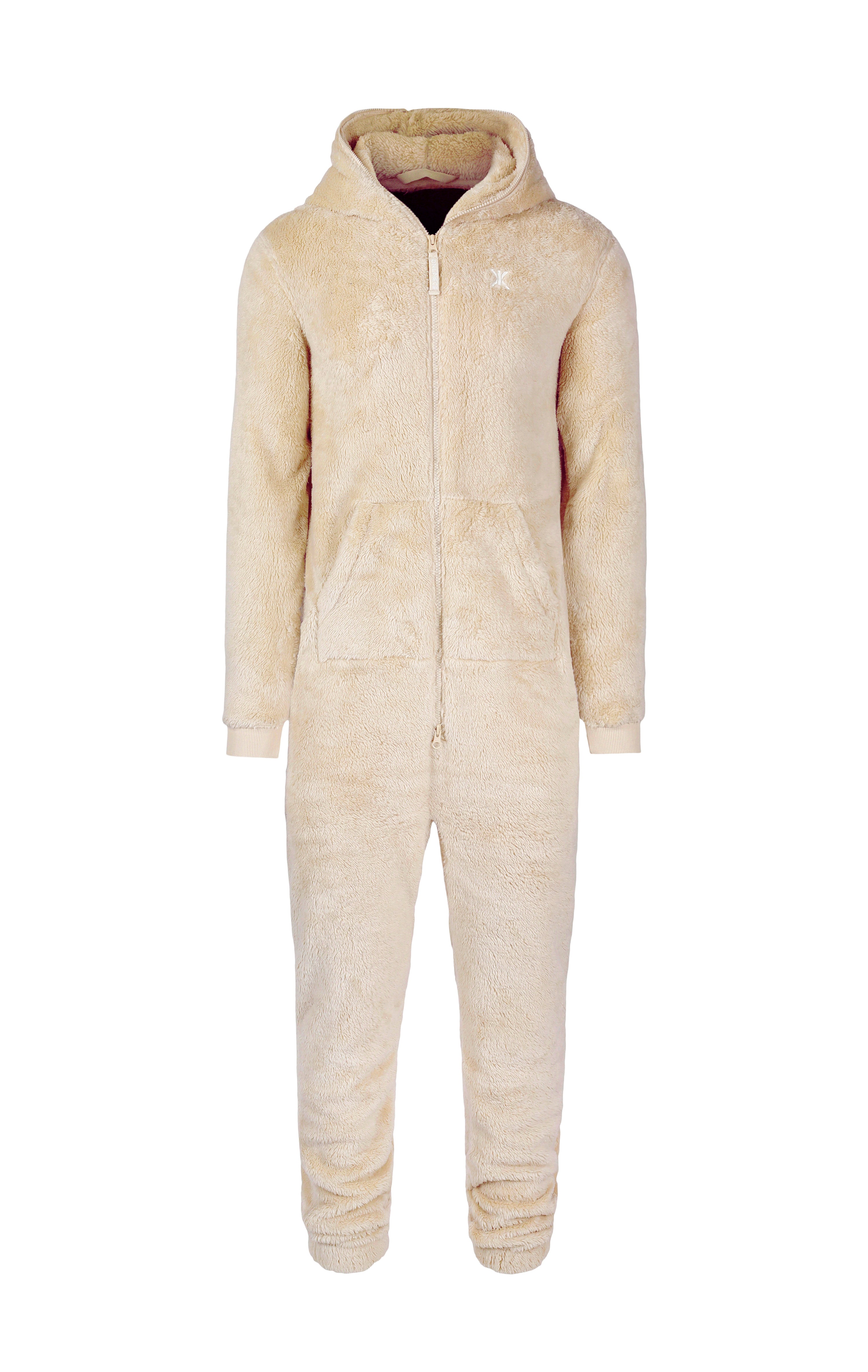 onepiece-the-puppy-jumpsuit-overall-hellbraun-fleece image 1