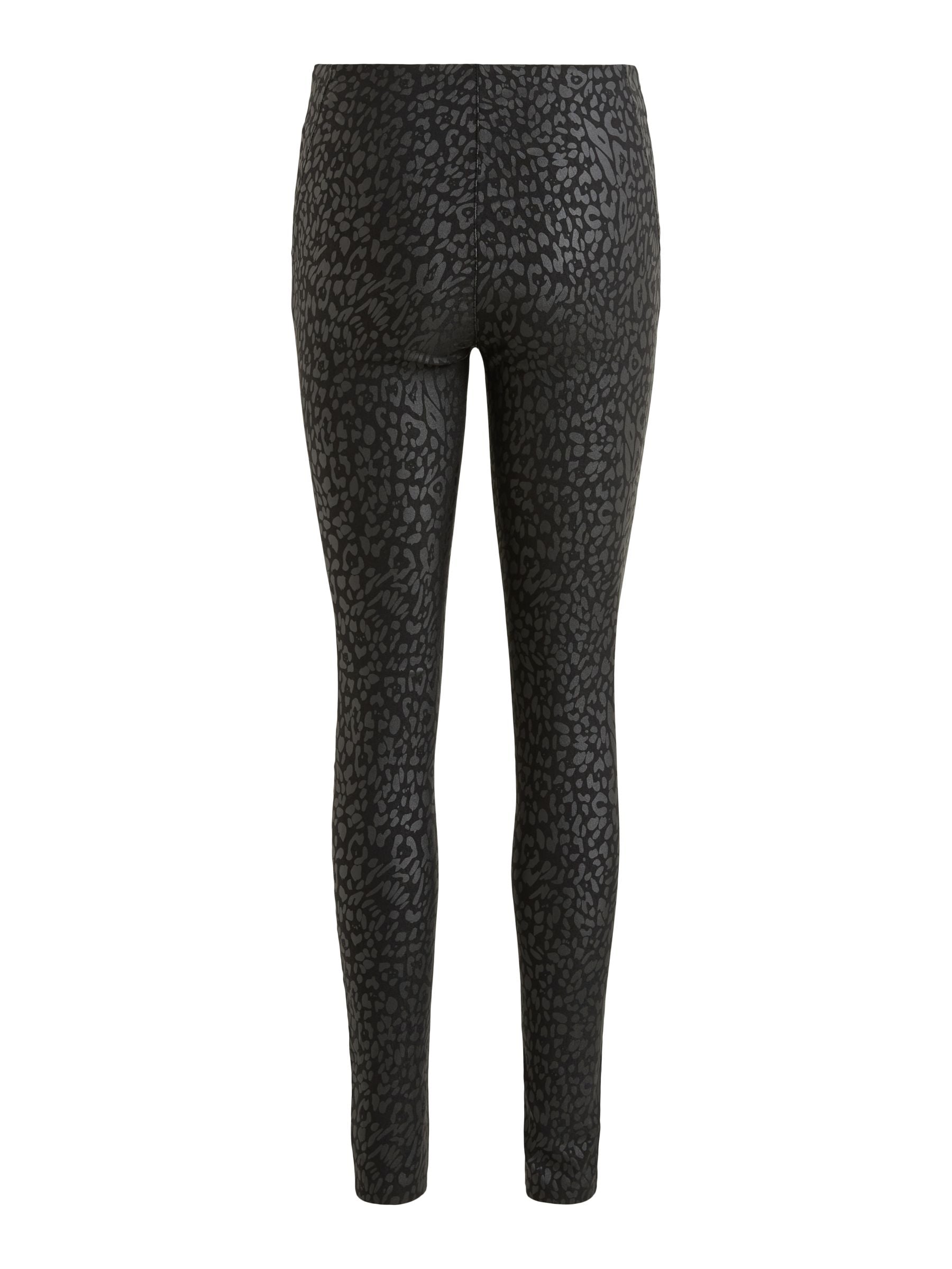 object-objbelle-legging-damen-coated-glitzer-slim-fit image 2
