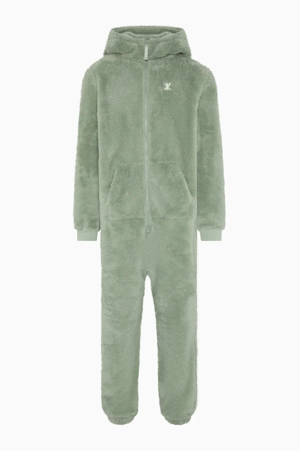 onepiece-puppy-jumpsuit-gr-n-fleece-warm image 1