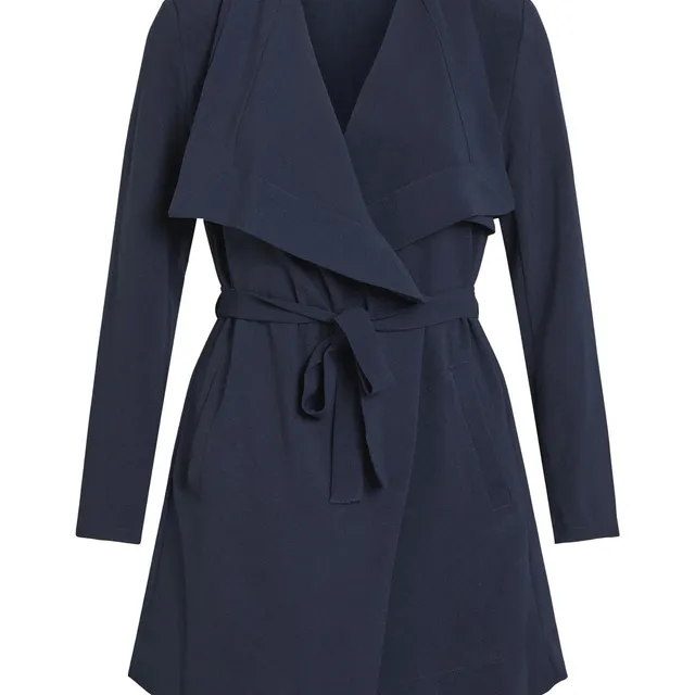 object-objannlee-jacke-damen-kurz-drapiert-g-rtel image 1