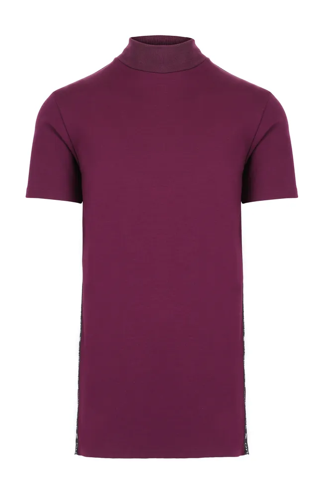 onepiece-sprinter-tee-t-shirt-damen-bordeaux-stretch image 1