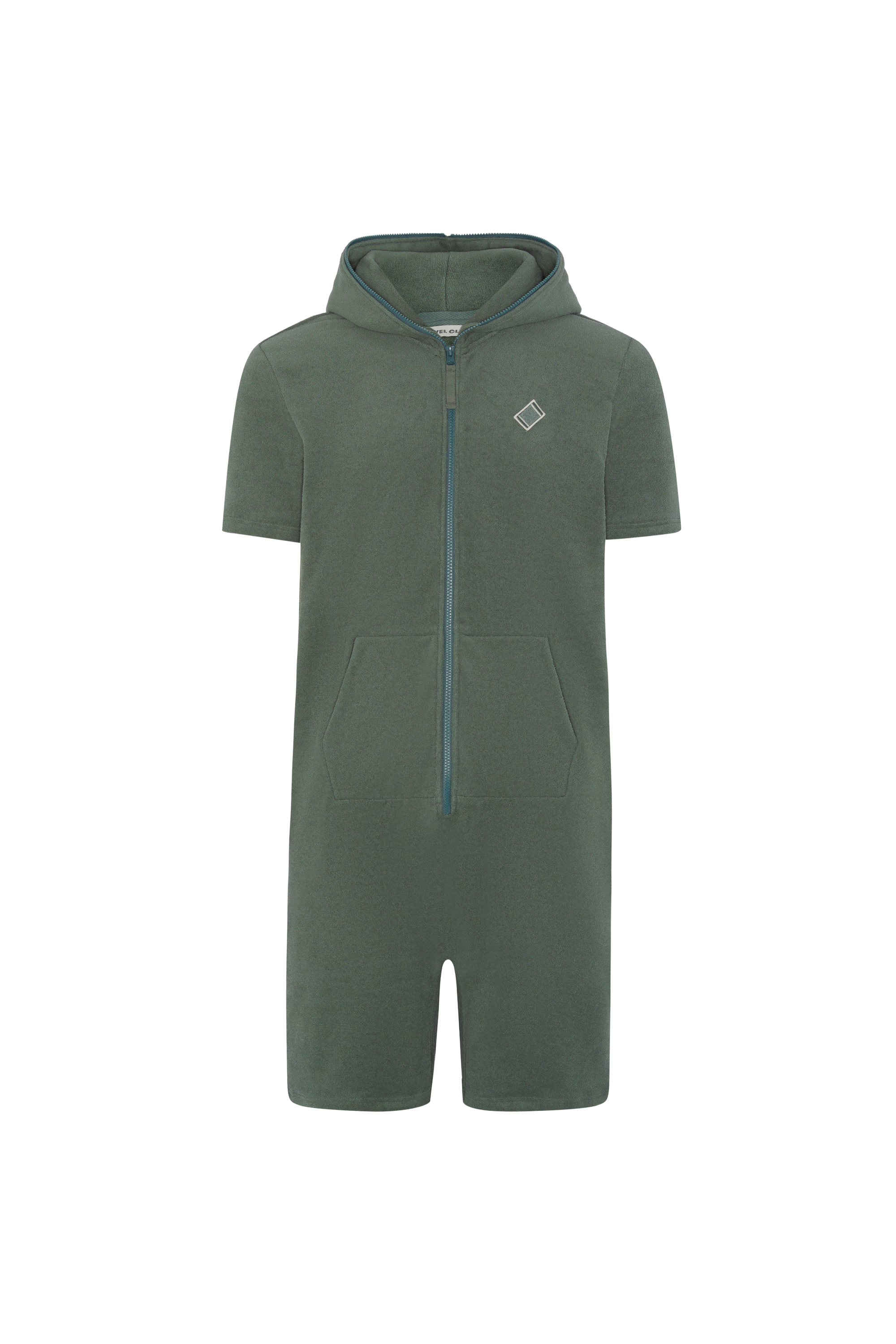 onepiece-towel-club-shortsleeve-jumpsuit-frottee-dusty-green-kurzarm image 1
