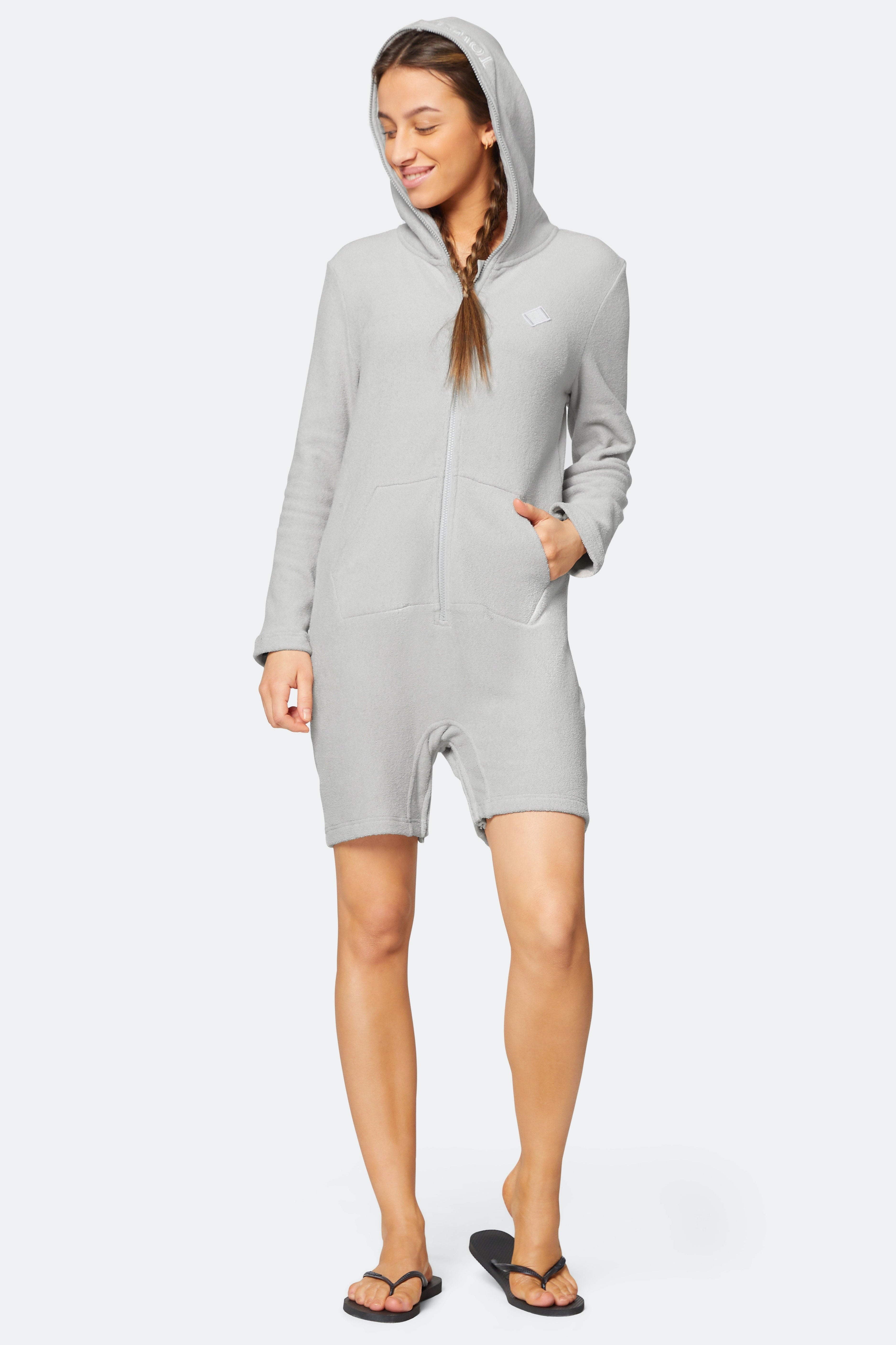 onepiece-towel-club-jumpsuit-kurz-hellgrau-damen image 5