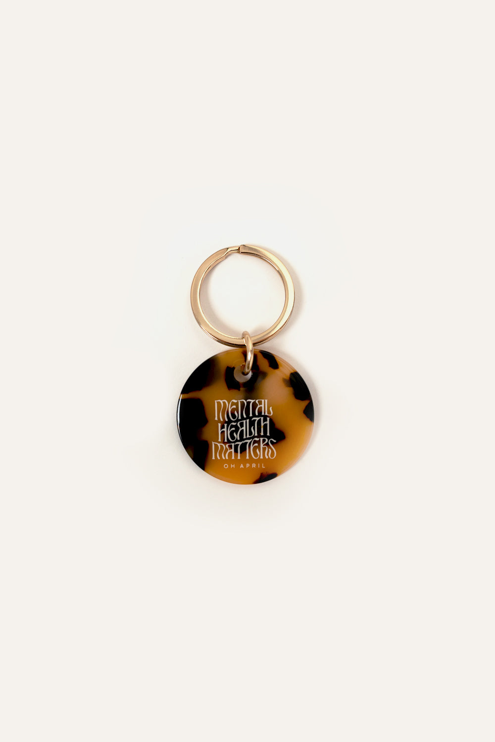 oh-april-mental-health-keyring-leo-schl-sselanh-nger-leo-gold-acetat image 1