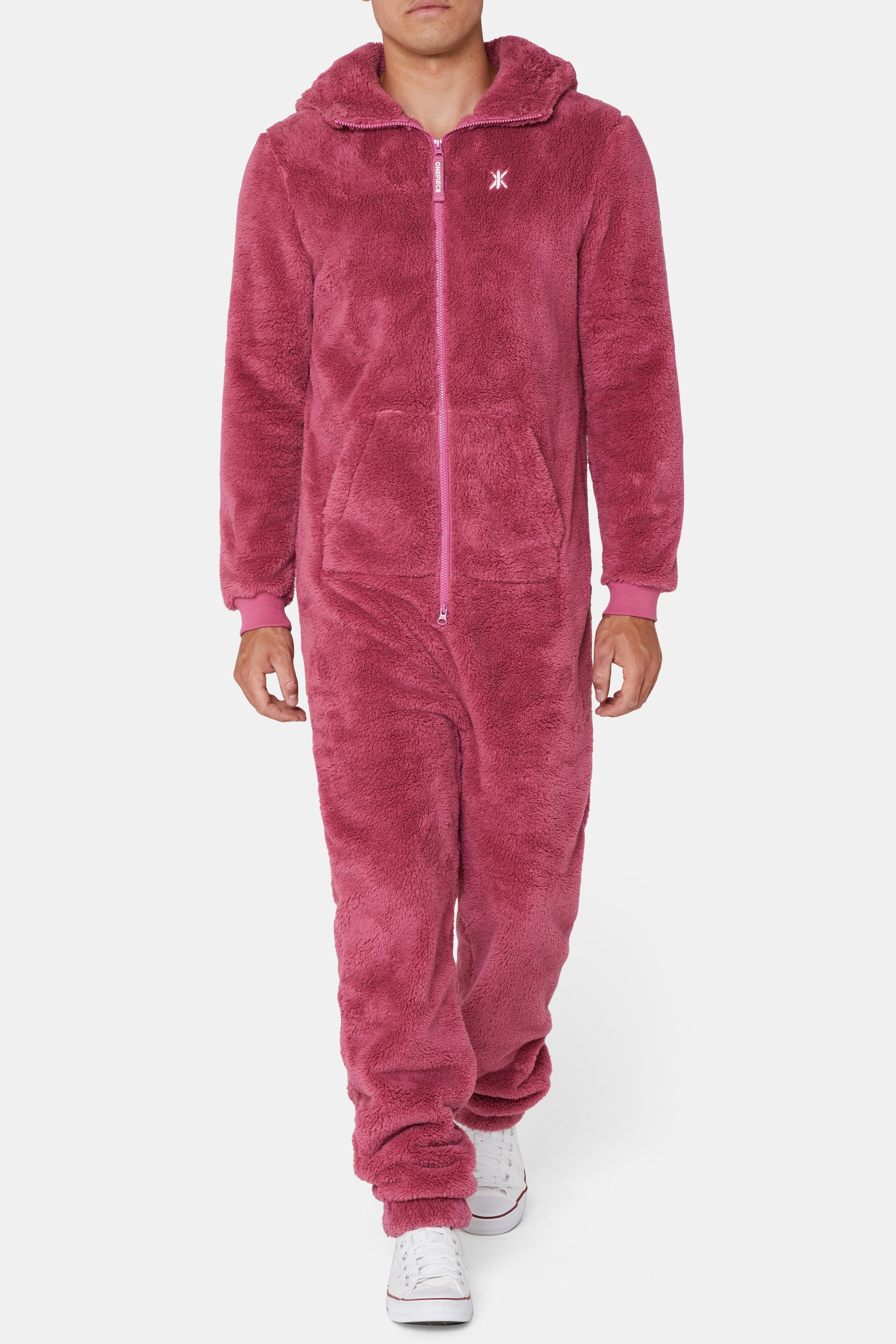 onepiece-puppy-jumpsuit-3-0-damen-overall-dunkelrosa-fleece image 3