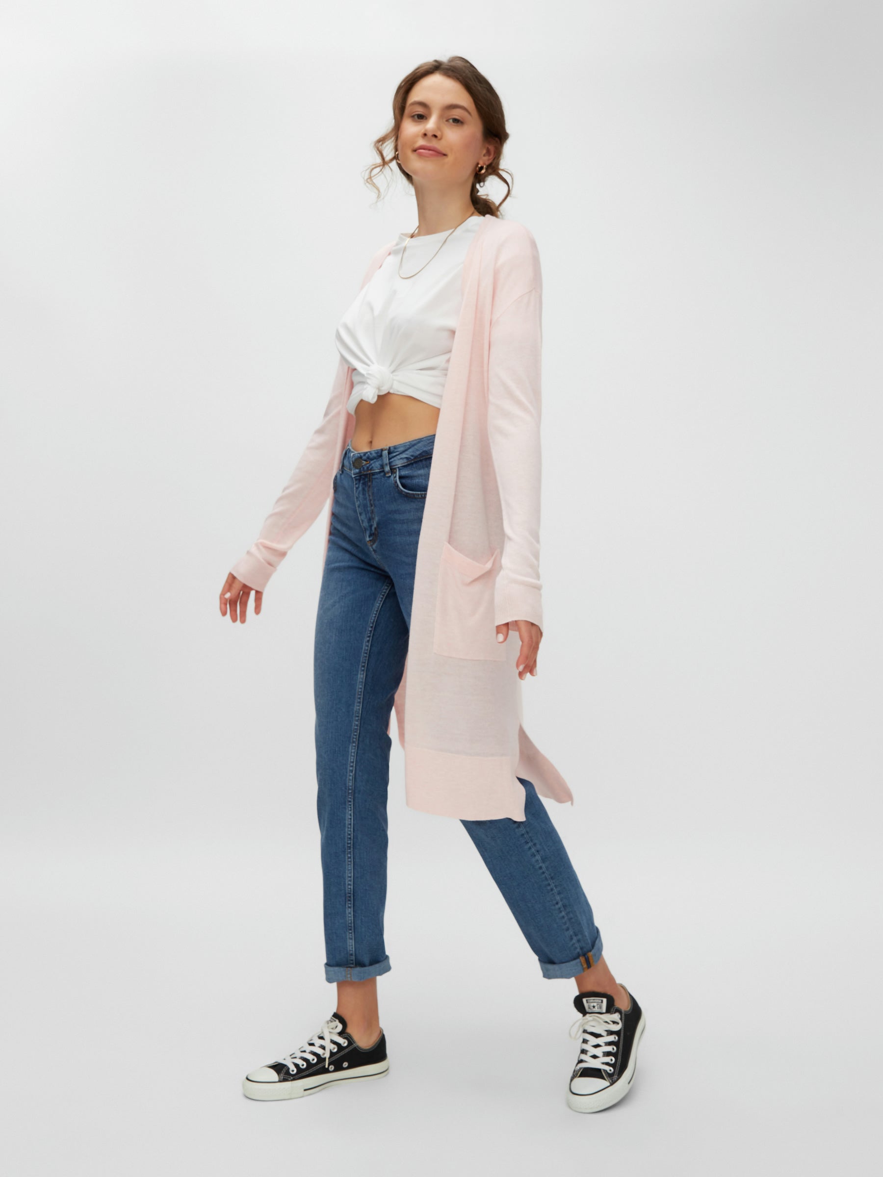 noisy-may-lange-strickjacke-damen-viskose-offen image 5