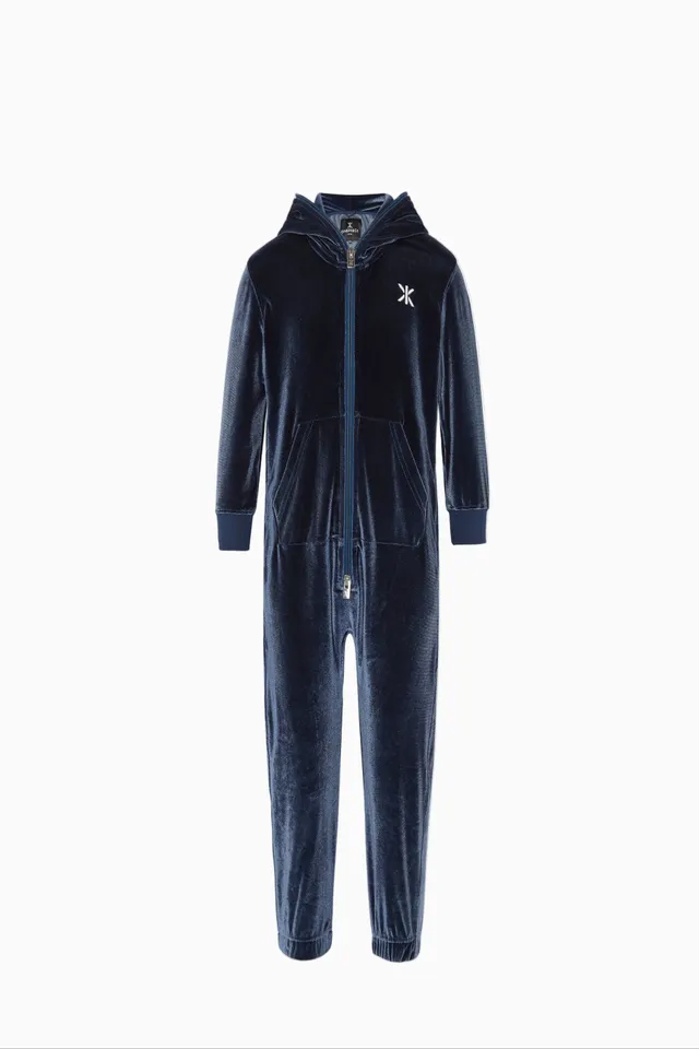 onepiece-original-velour-kids-jumpsuit-navy-samt image 1