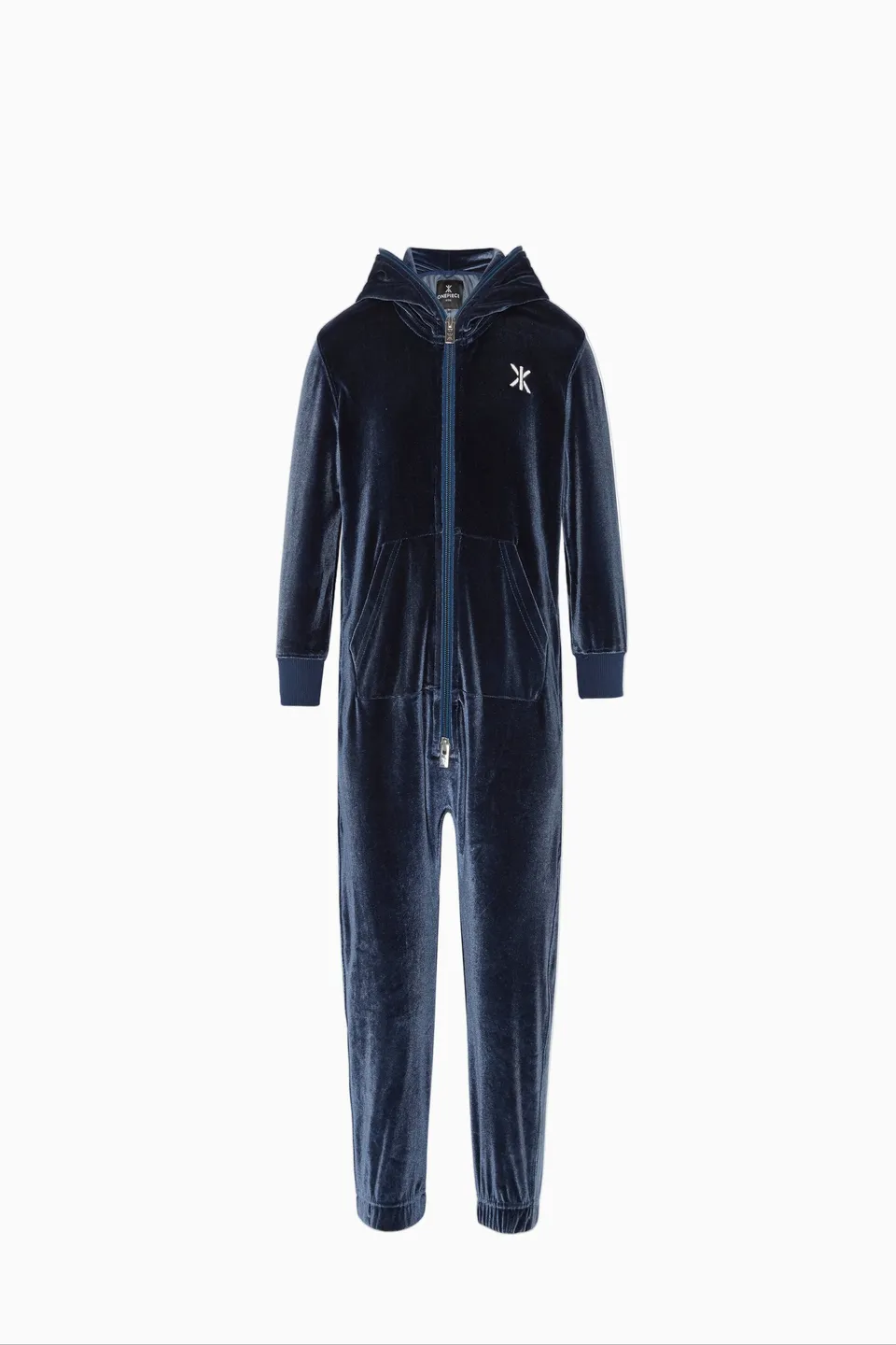 onepiece-original-velour-kids-jumpsuit-navy-samt image 1