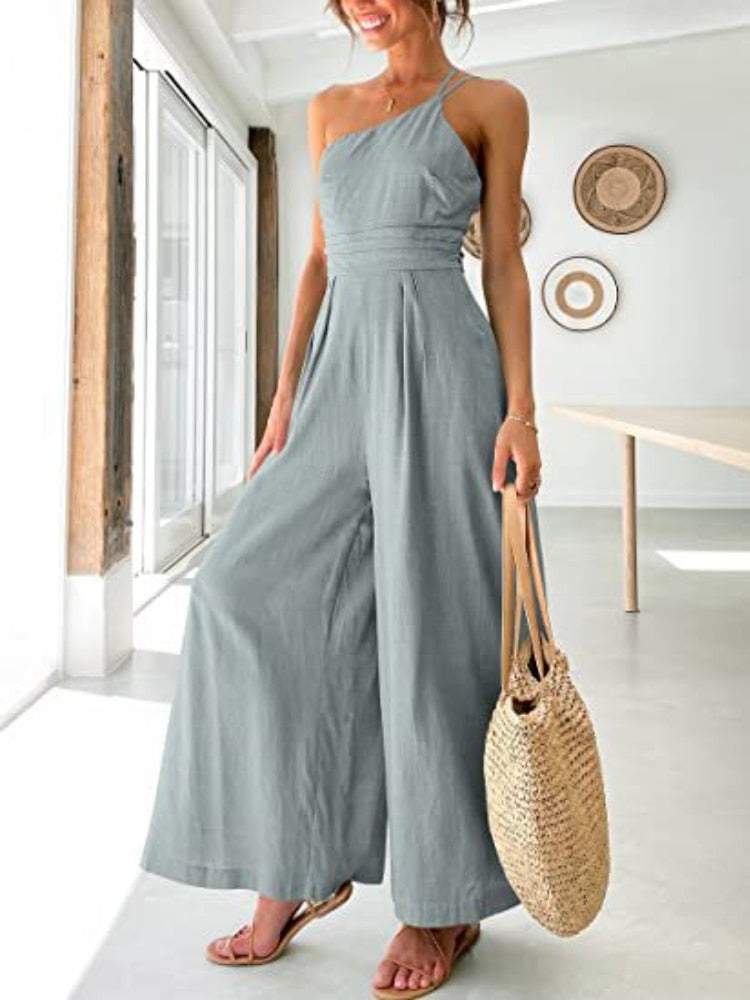 arys-summer-jumpsuit-damen-overall-schwarz-mit-taschen image 5