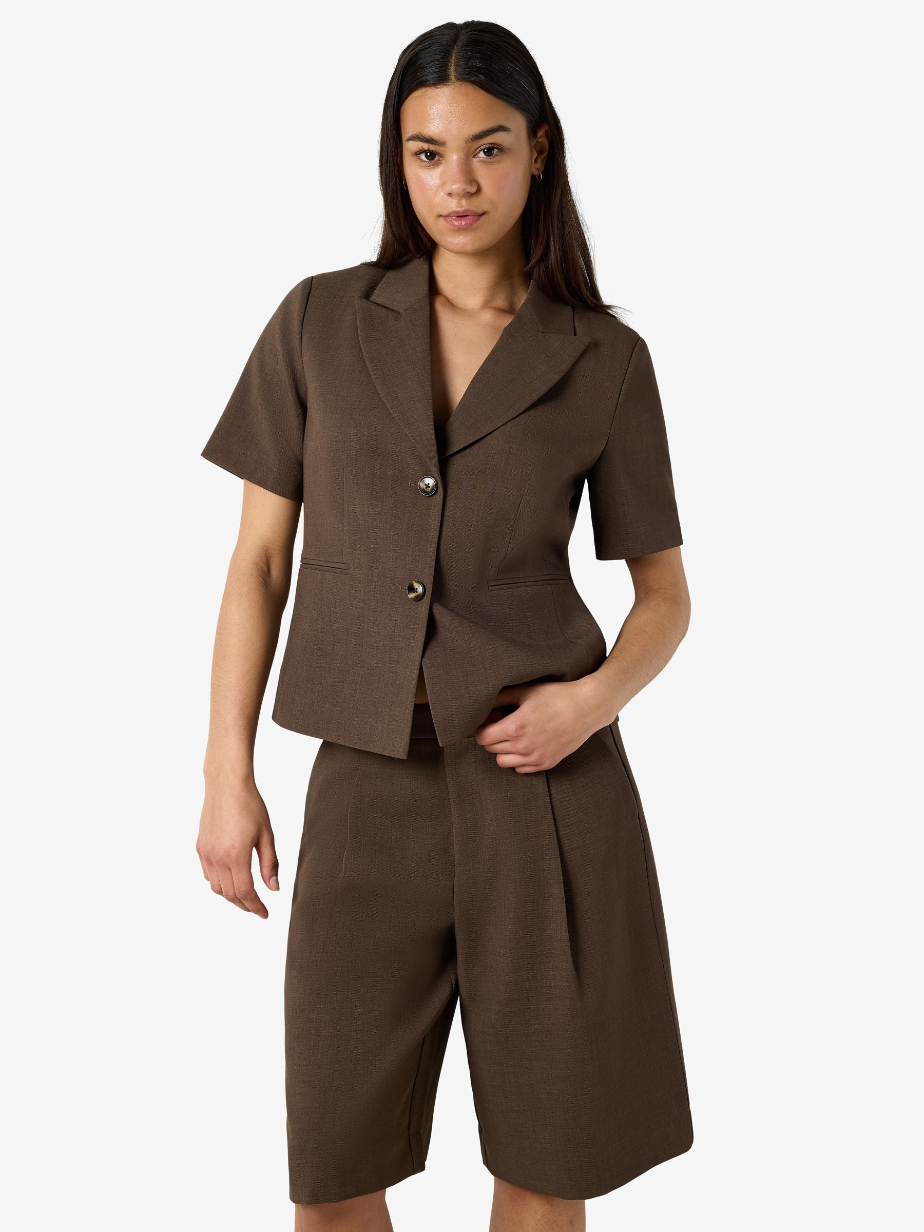 noisy-may-blazer-damen-kurzarm-tailliert-revers image 7