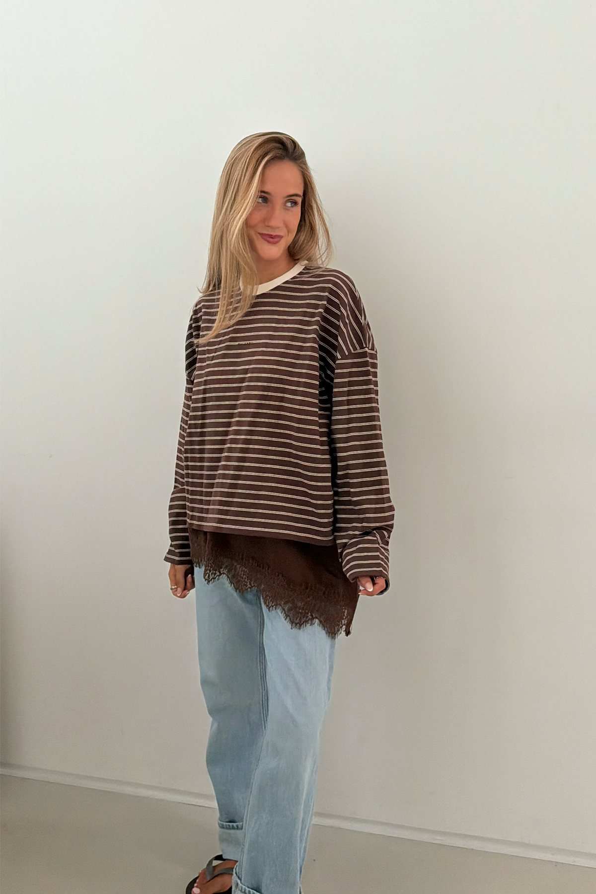 oh-april-regular-longsleeve-dark-brown-stripe-baumwolle image 5