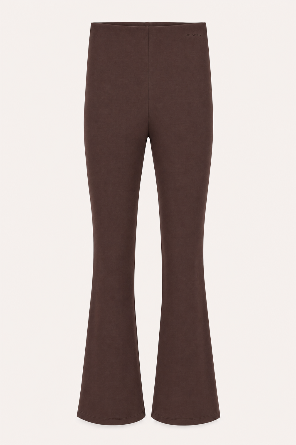 oh-april-tia-bootcut-leggings-dark-brown-slim-fit image 2