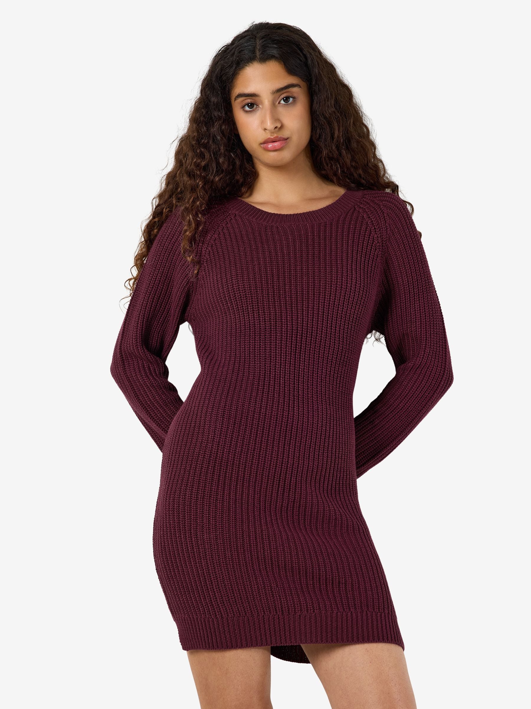 noisy-may-strickkleid-lang-winter-loose-fit image 6