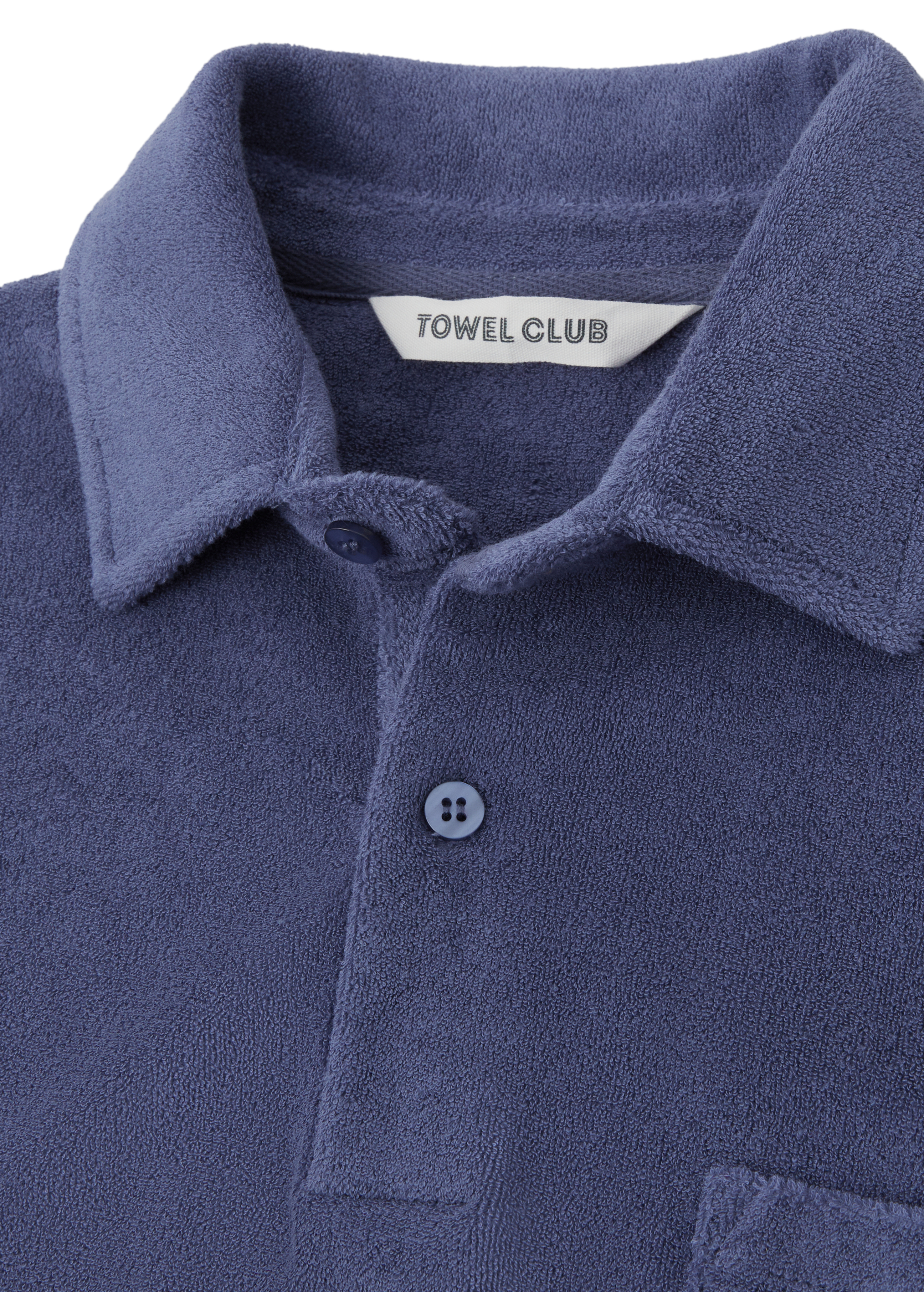 onepiece-towel-club-longsleeve-polo-shirt-dusty-navy-frottee image 3