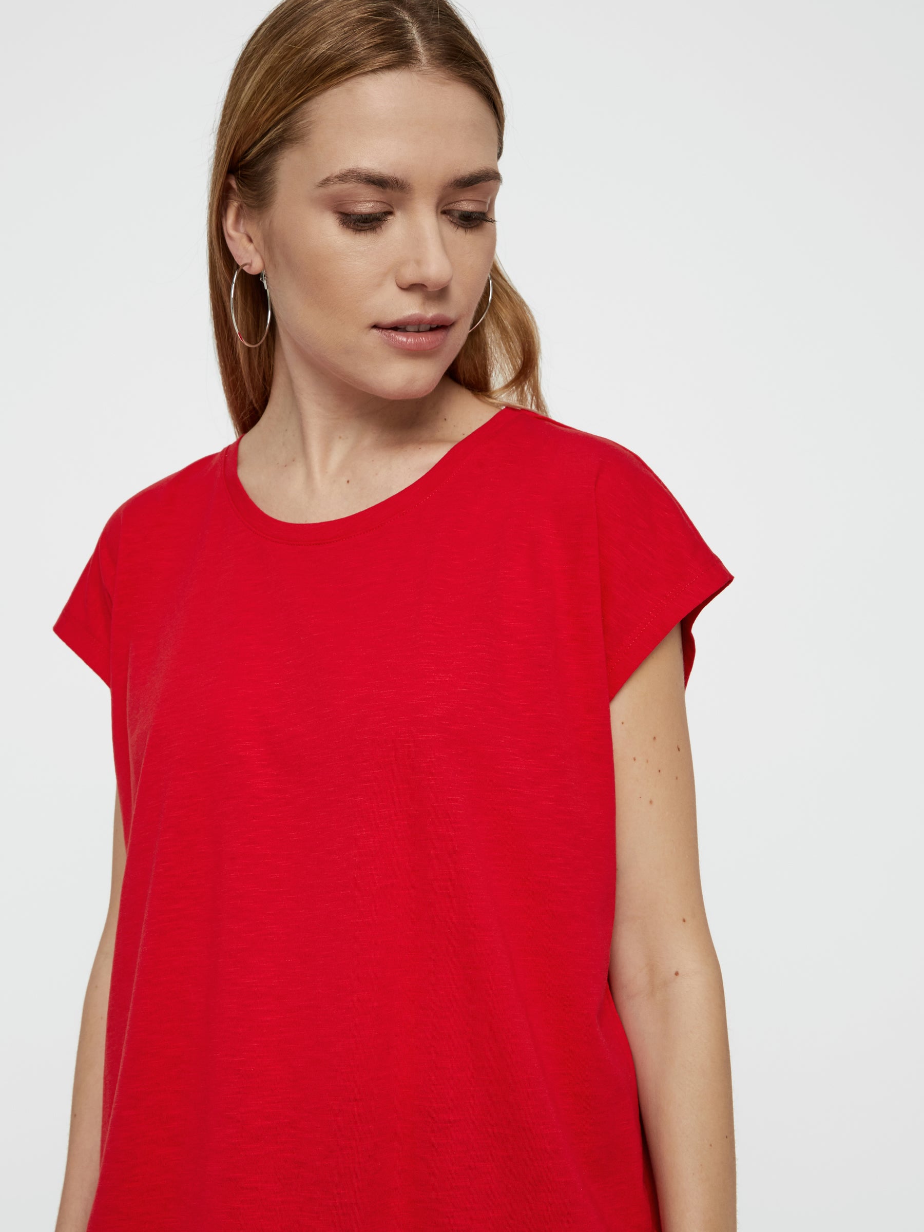 noisy-may-oversize-t-shirt-rundhals-loose-fit image 5
