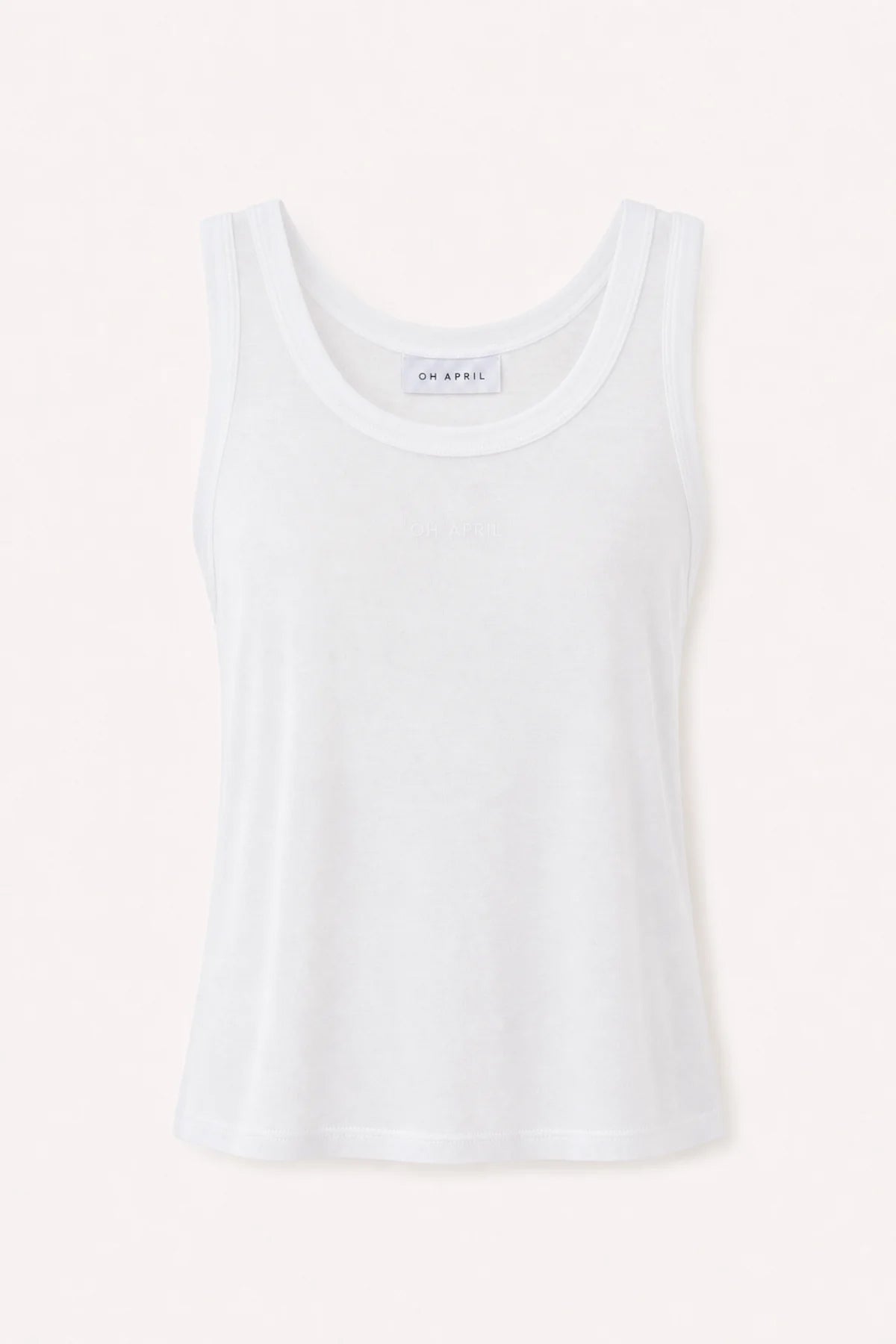 oh-april-slim-fit-tanktop-modal-off-white-kaschmir image 1