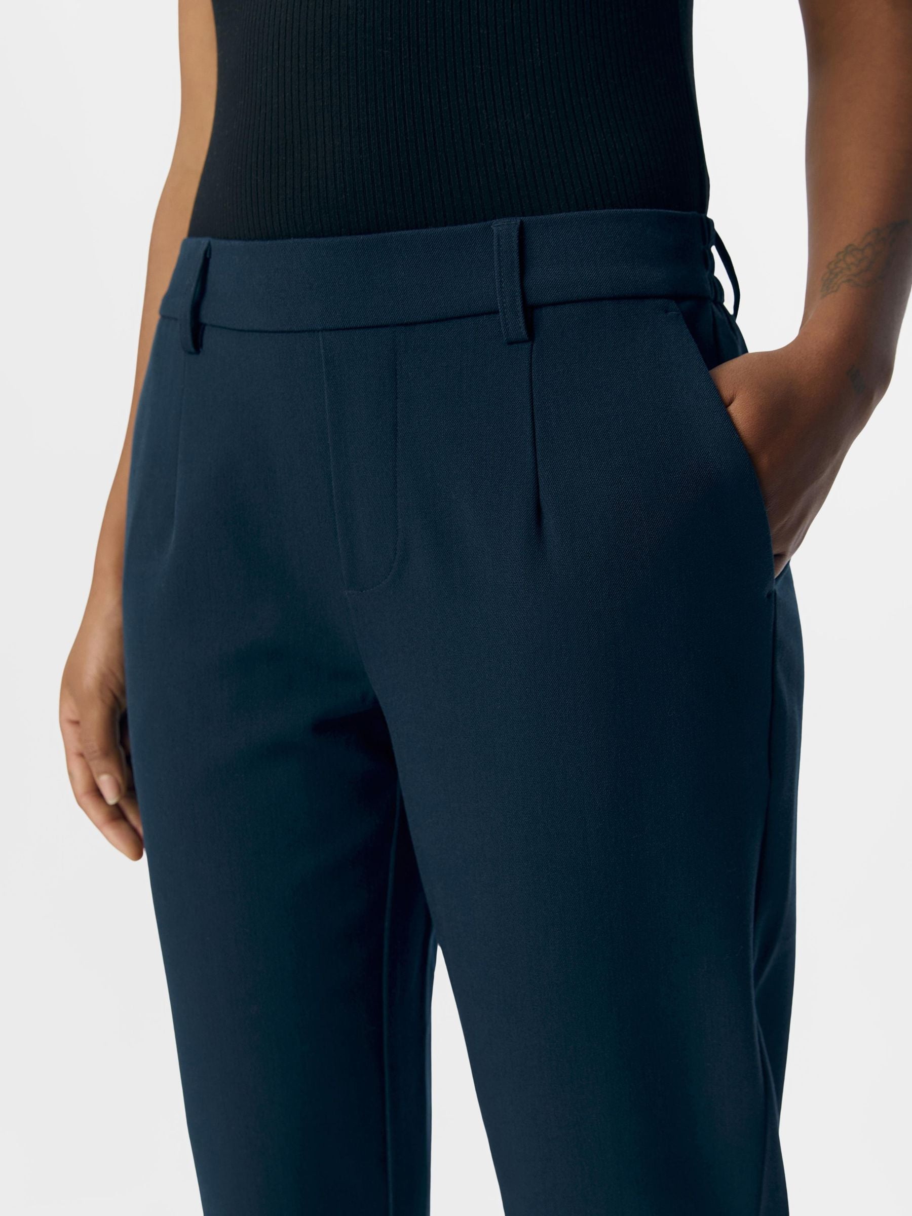 object-objlisa-slim-cropped-stoffhose-mid-waist-stretch-3 image 5