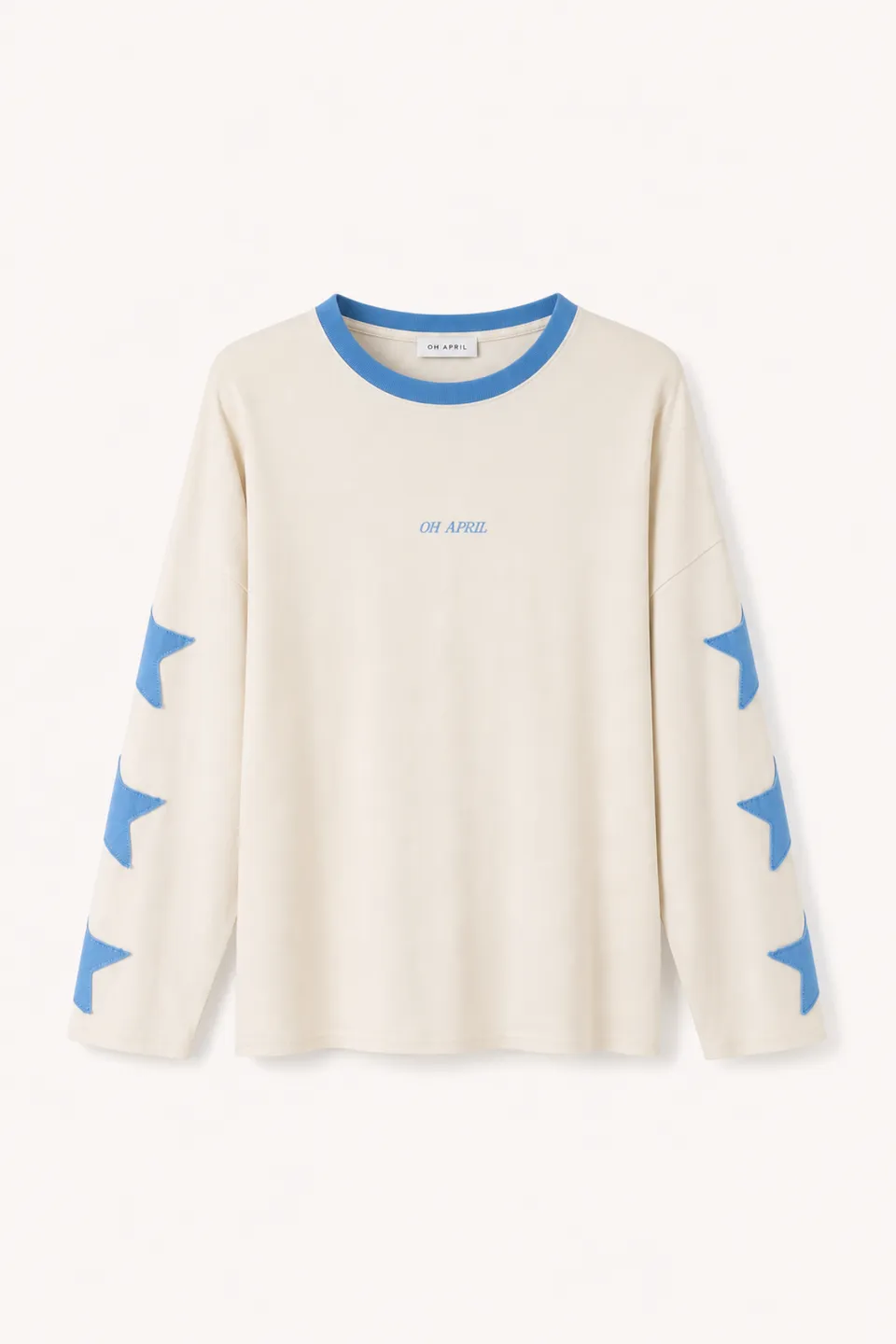 oh-april-venetia-stars-longsleeve-off-white-baumwolle image 1