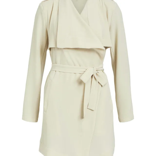 object-objannlee-jacke-damen-kurz-mit-bindeg-rtel-leicht image 1