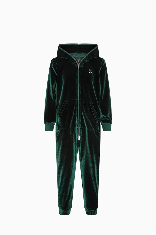 onepiece-original-velour-kids-jumpsuit-kinder-gr-n-velours image 1