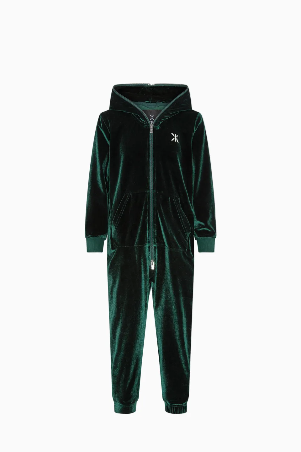 onepiece-original-velour-kids-jumpsuit-kinder-gr-n-velours image 1