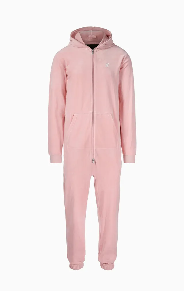 onepiece-original-velvet-jumpsuit-samt-overall-rosa-damen image 1