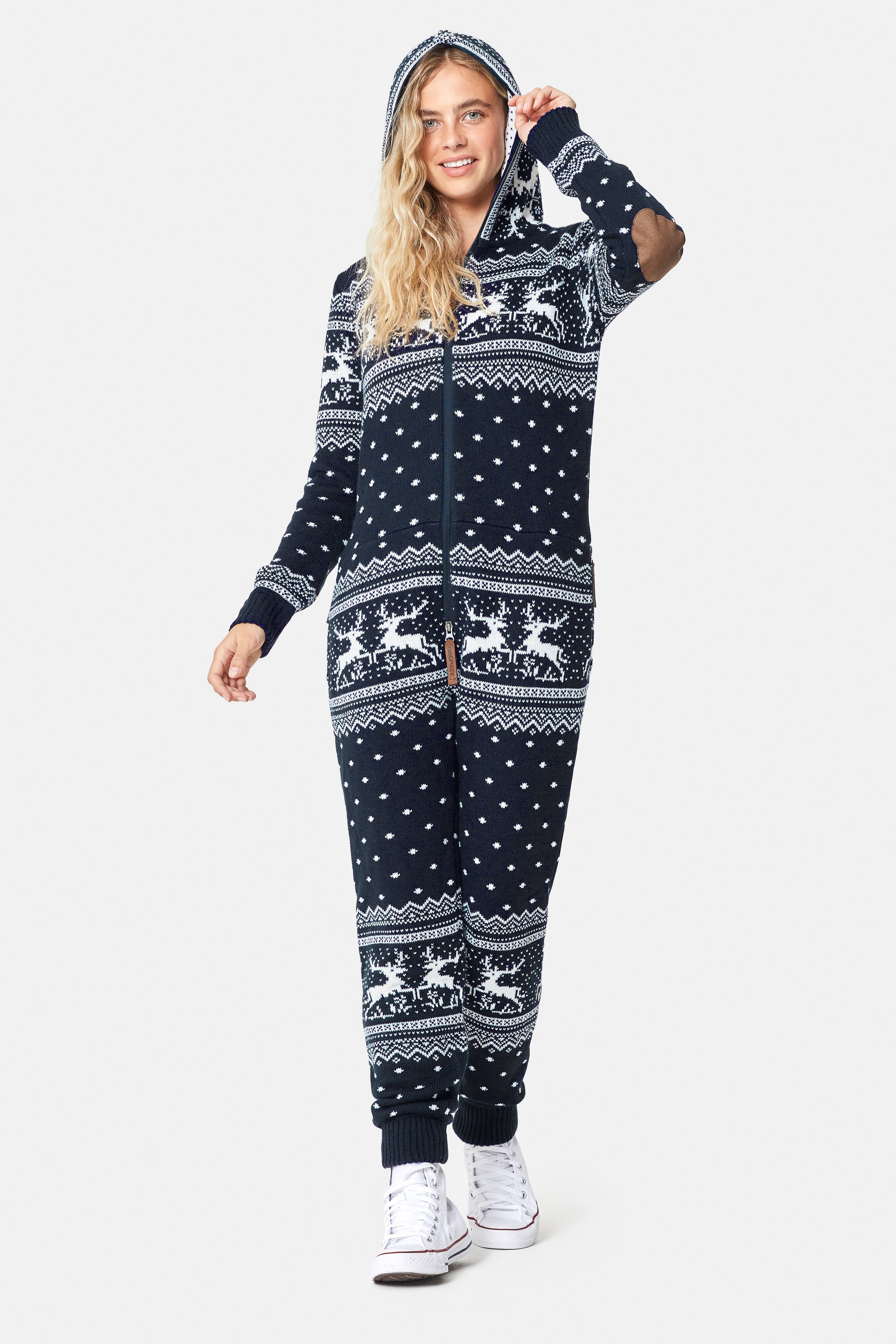onepiece-holidays-are-coming-onesie-navy-weihnachten image 4
